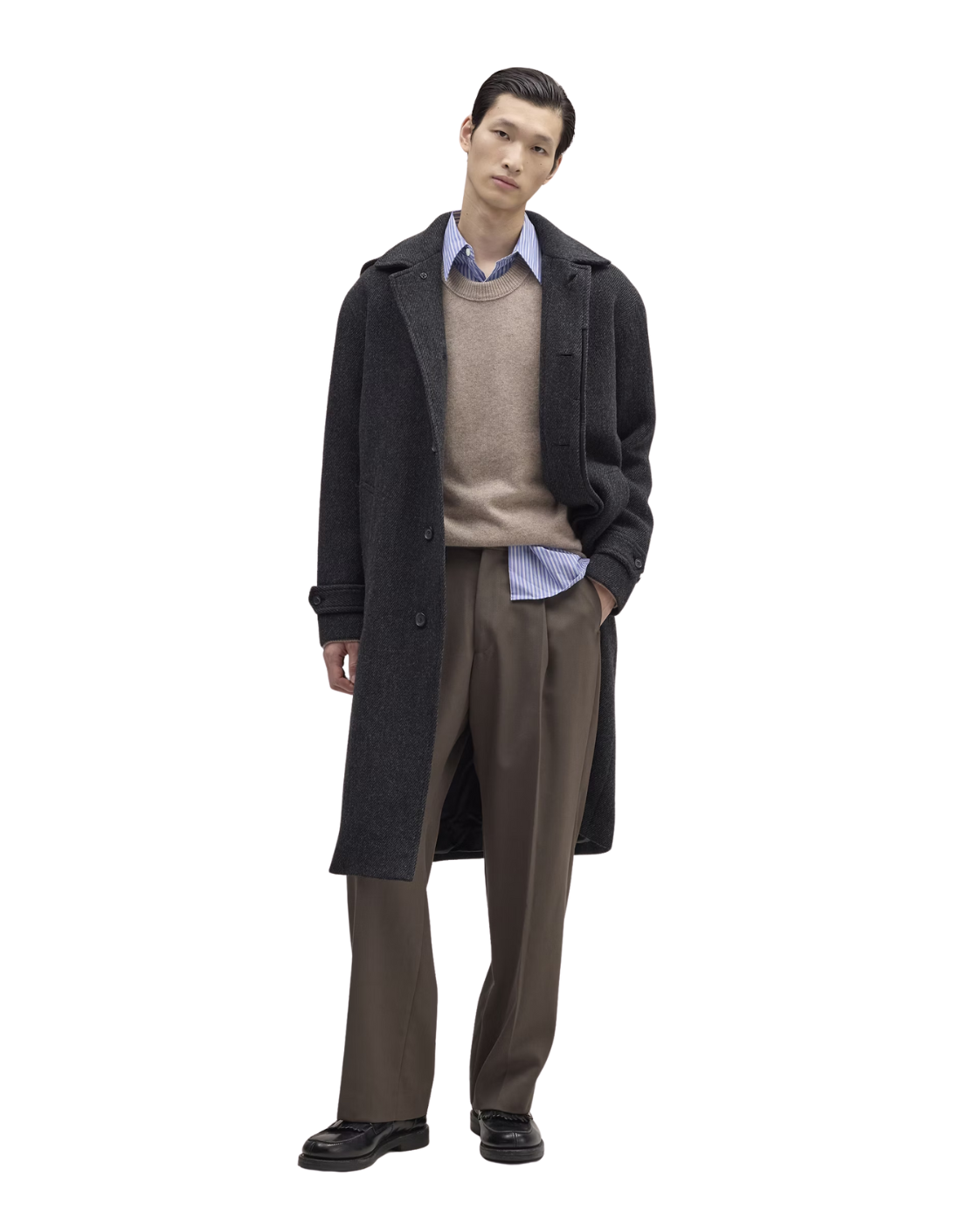 Pantalon en laine coupe décontractée « Kay » 