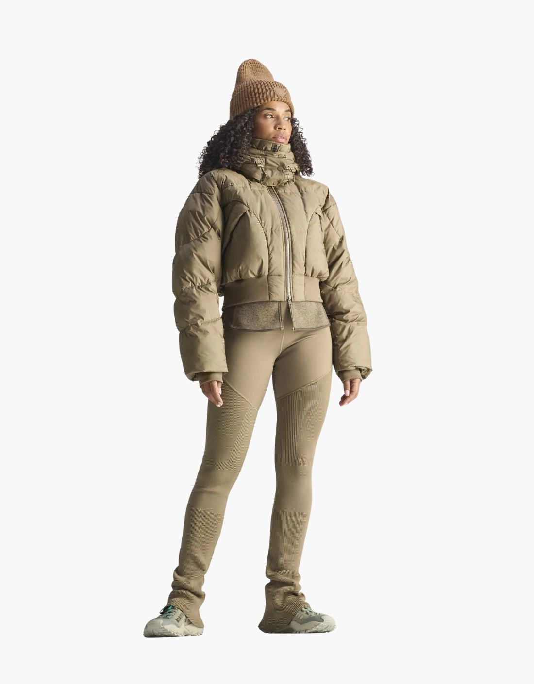 Chaqueta puffer cropped "BRNMOS" - aSMC