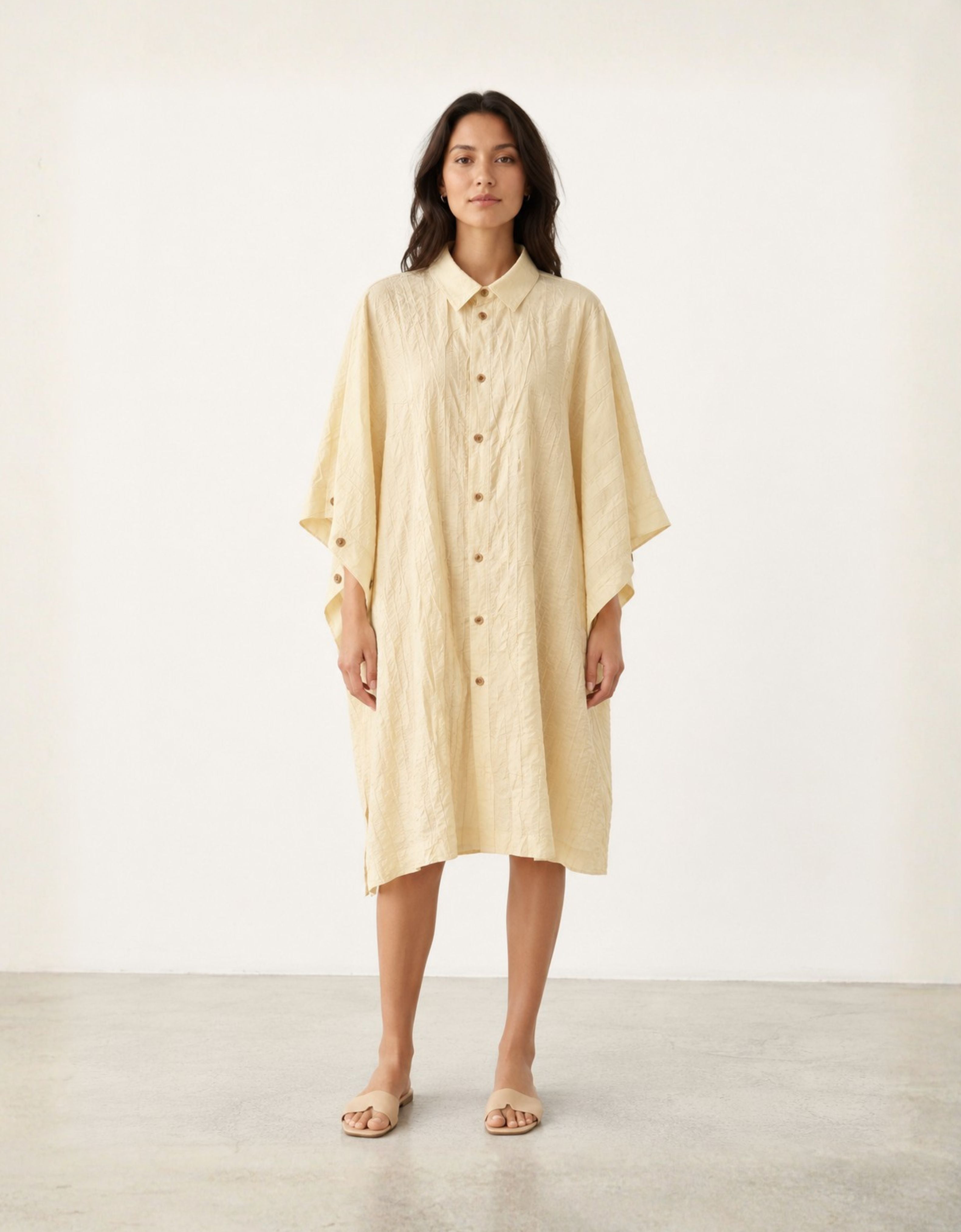 Camisa oversize textura "Ara"