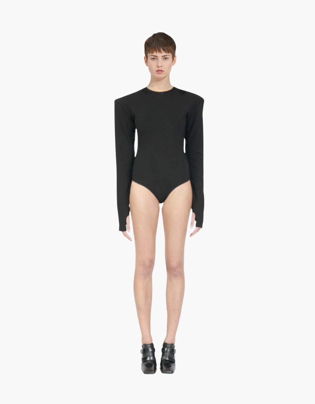 Body manga extralarga hombreras "Structure" - MM6