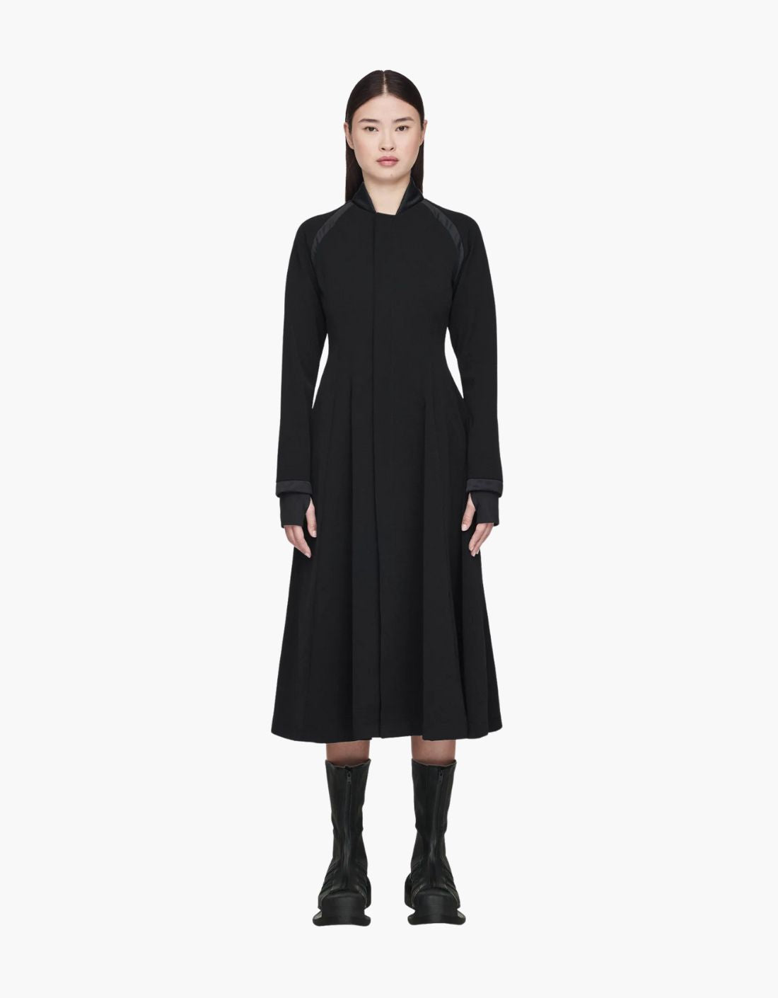 Vestido midi bolsillos "Padded" Y-3