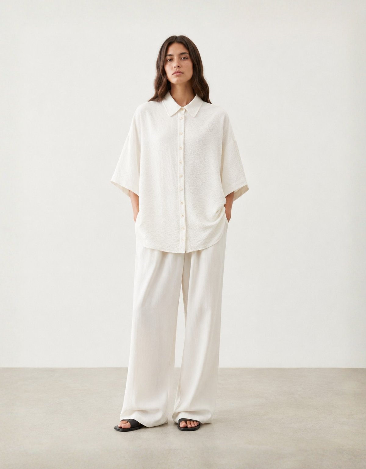 Camisa oversize ligera – vista principal