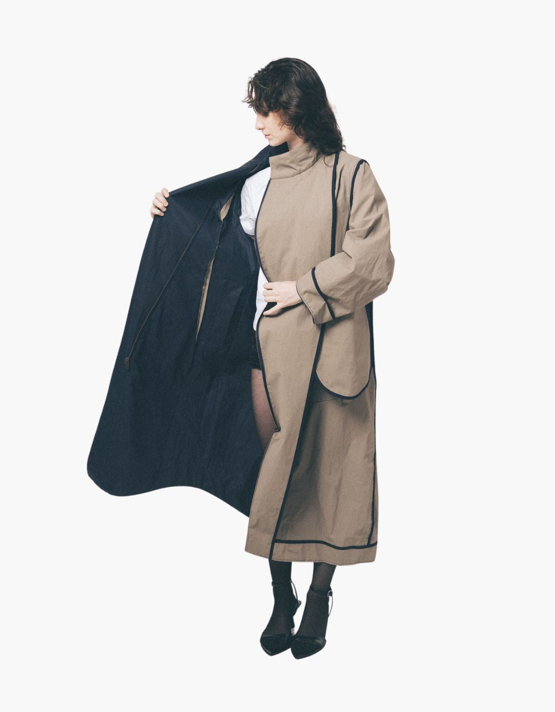 Trench-coat « papier » 
