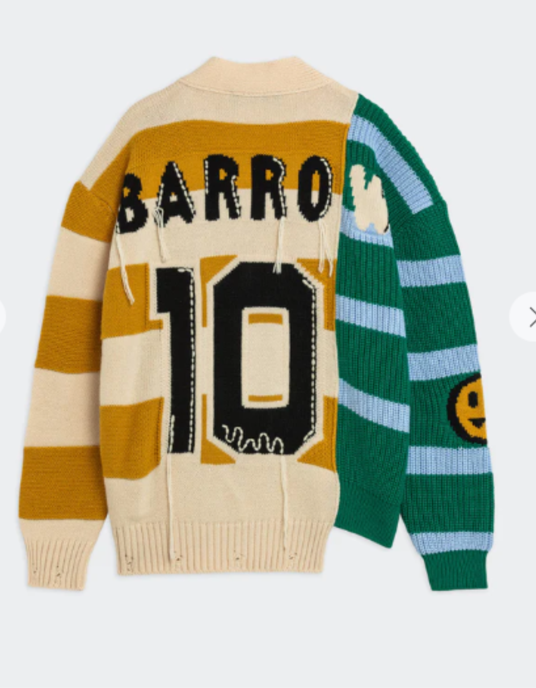 Cardigana rayas "Destroyed"