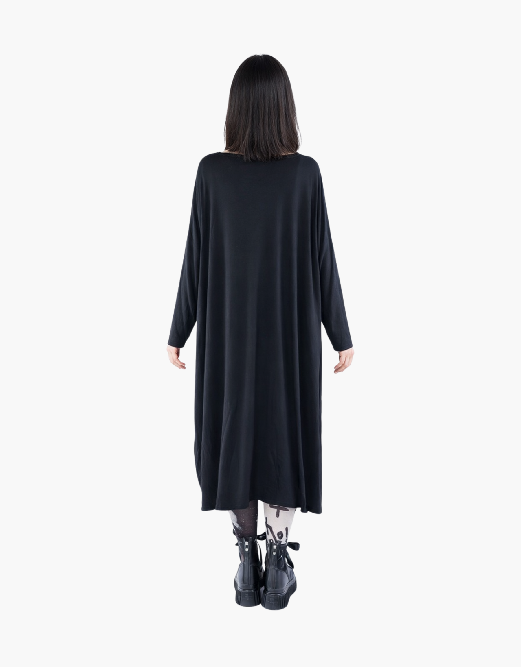 Túnica oversize en jersey fluido