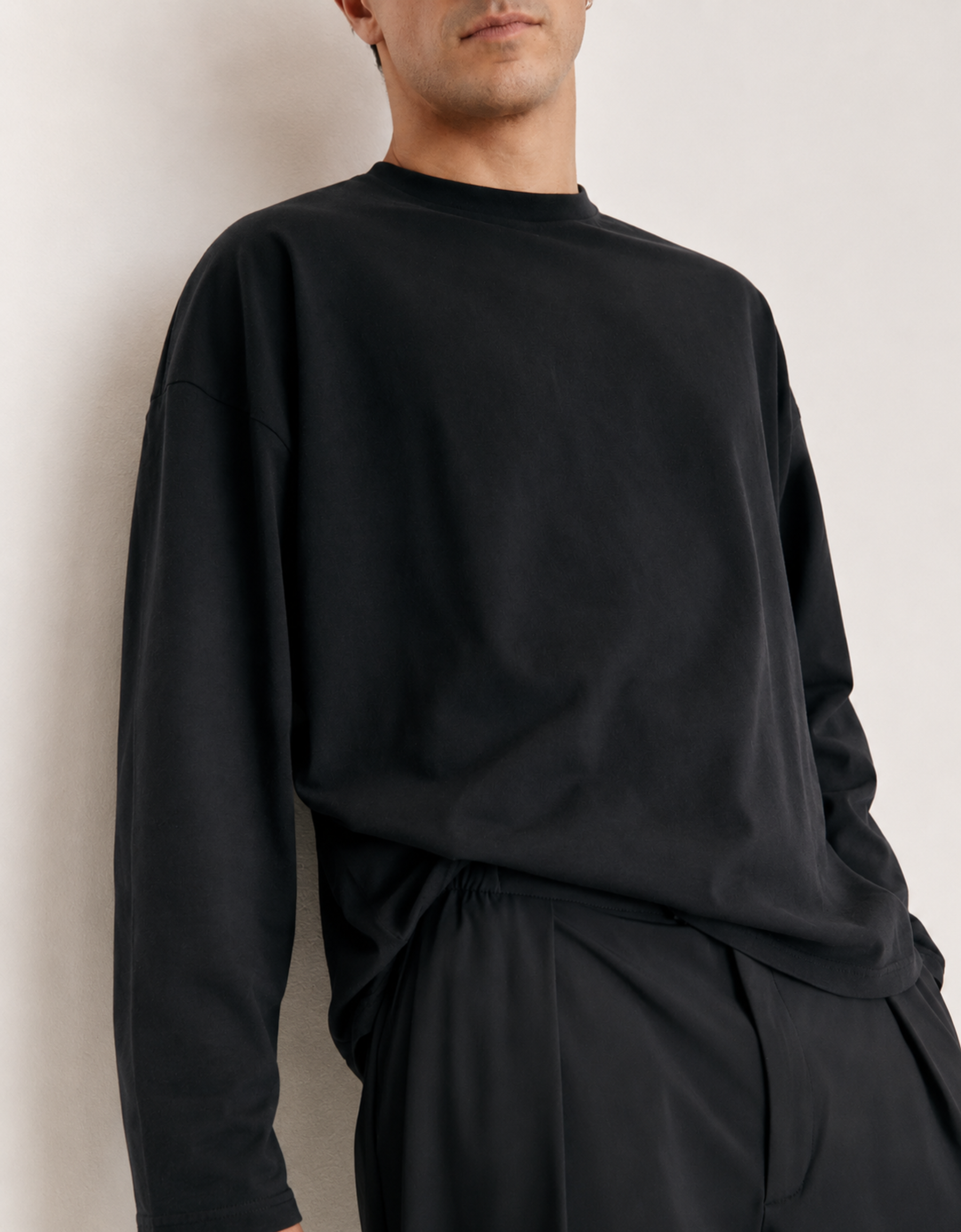"Long sleeve oversized t-shirt" jersey