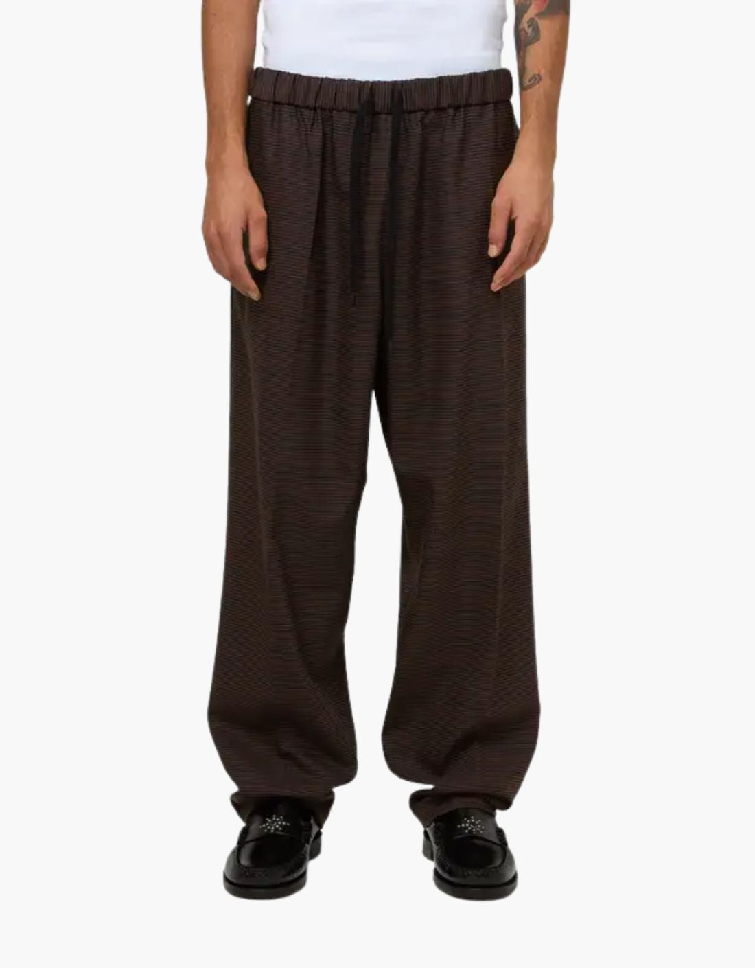 Pantalón de lana sastre a cuadros "Wales" - MM6