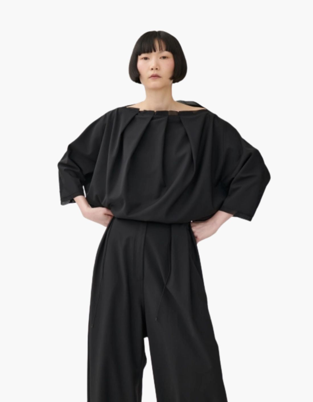 Blusa corta globo "Freya"