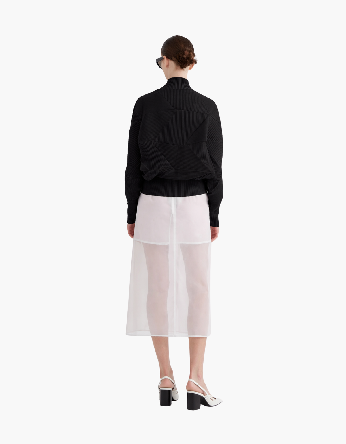 Chaqueta plisados – vista 2