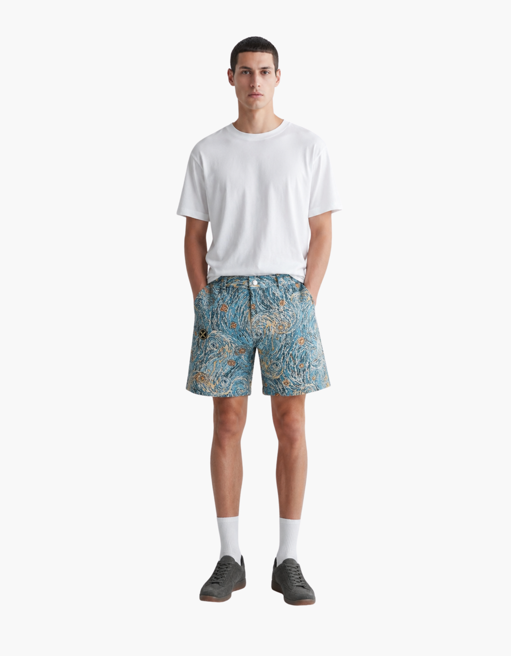 Pantalon corto "Starry Night"