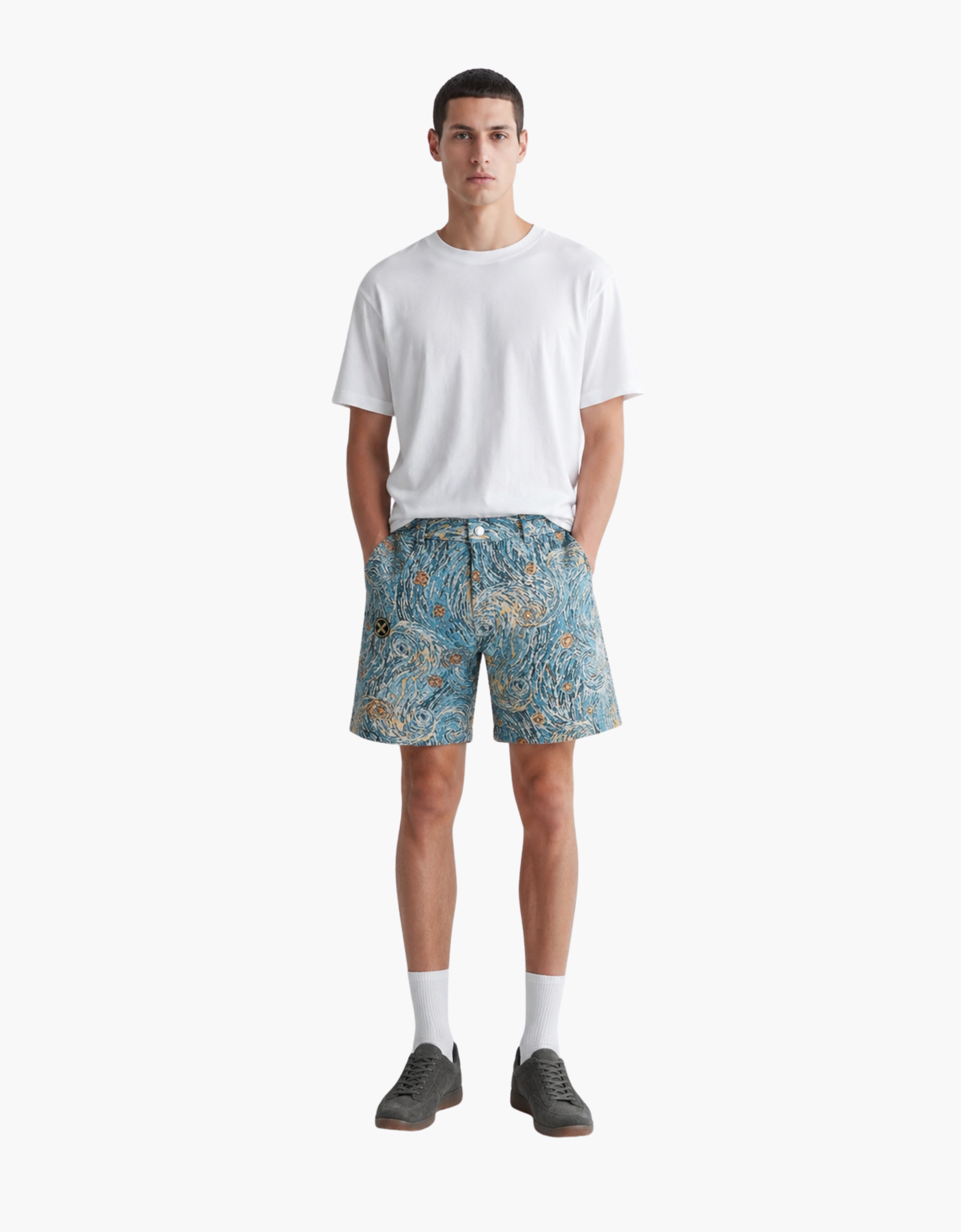 Pantalon corto "Starry Night"