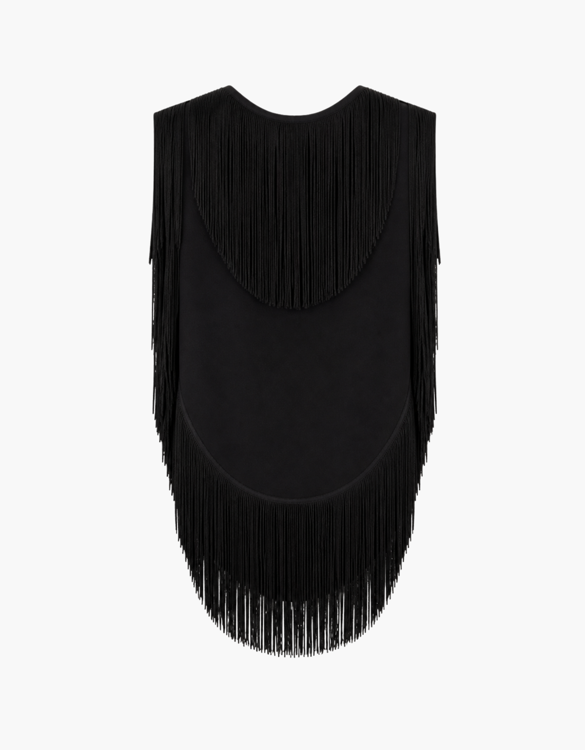 Blusa flecos redonda MM6 – vista 2
