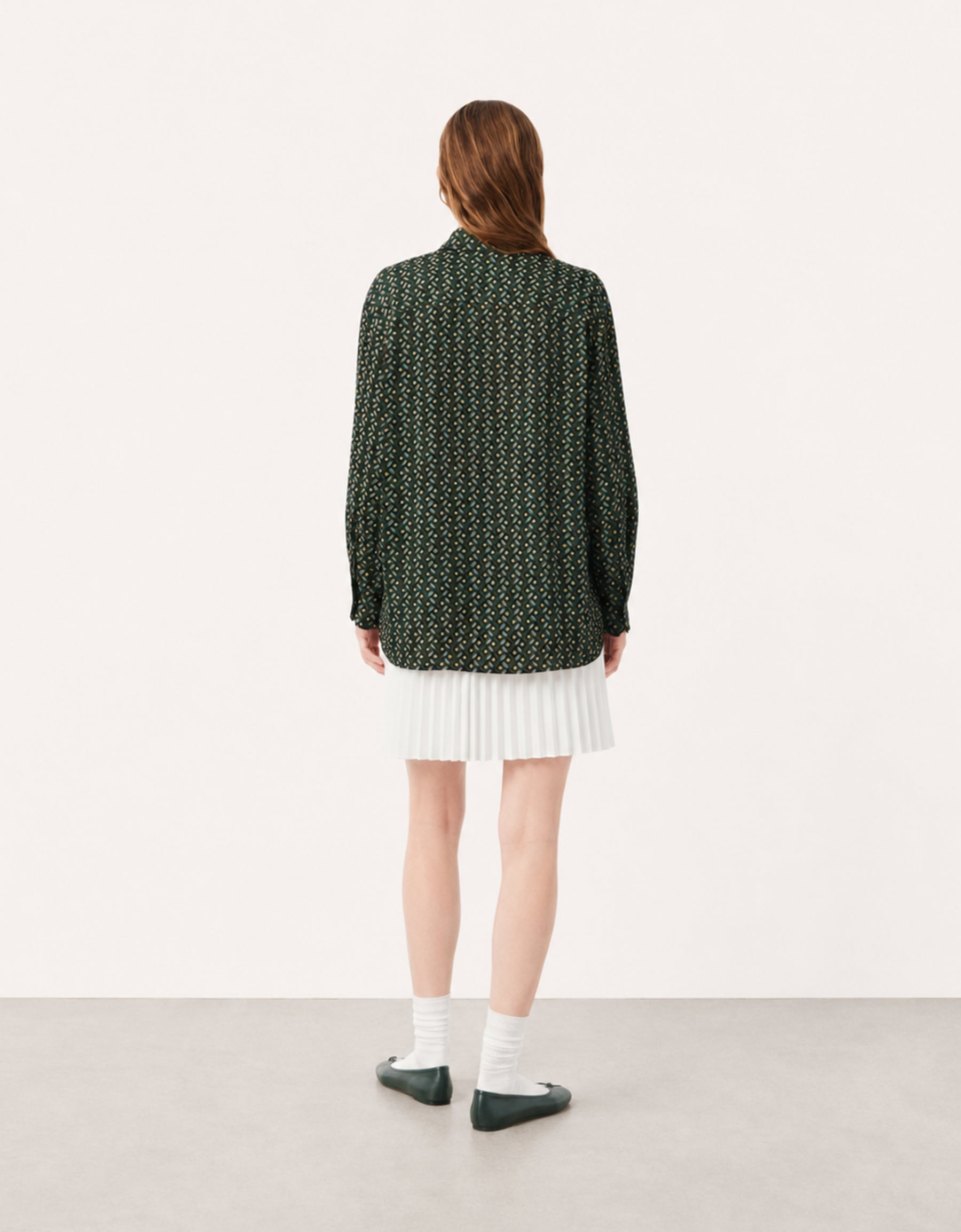 Camisa fluida "Imprimée"