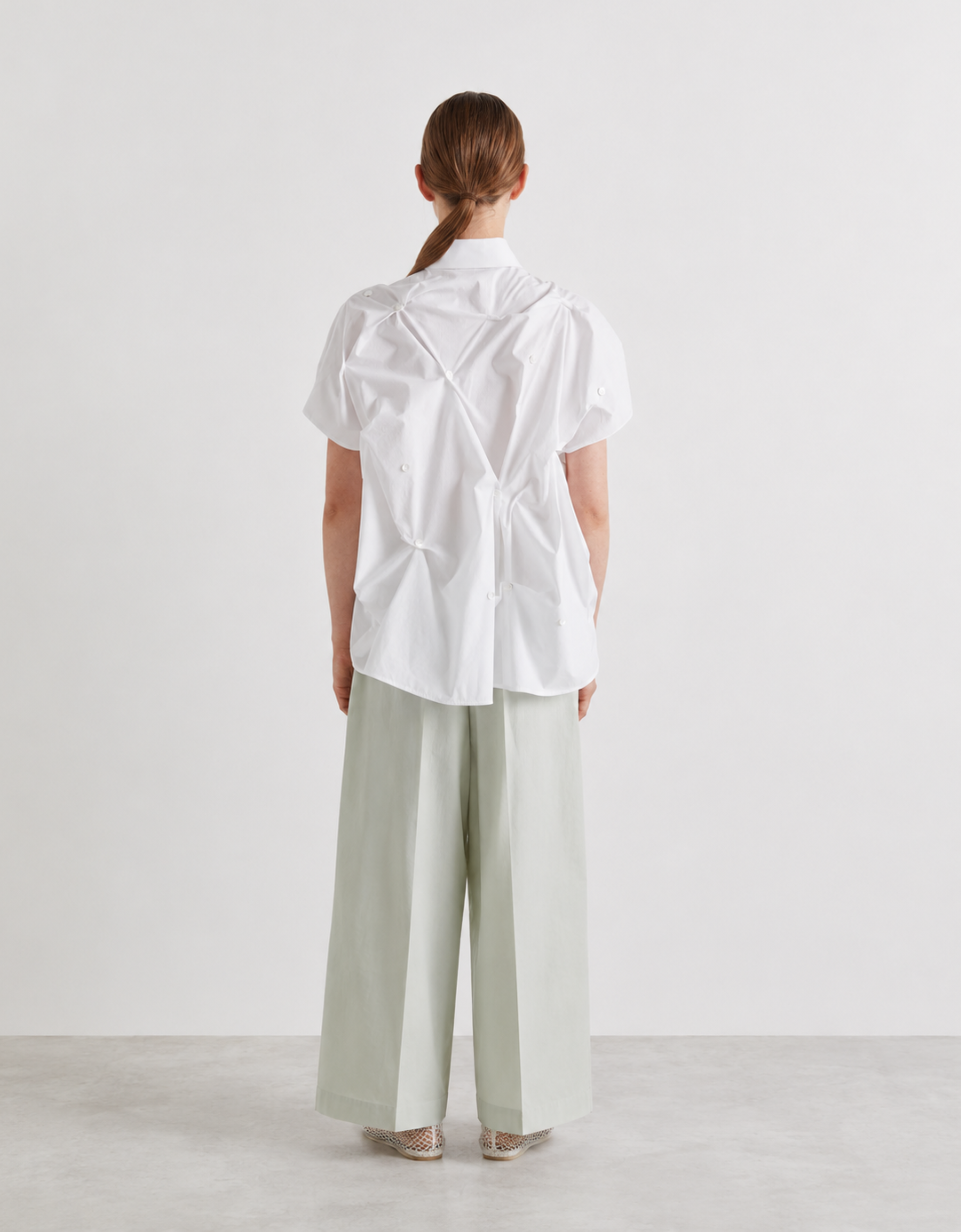 Camisa botones amplia "Smanicata"