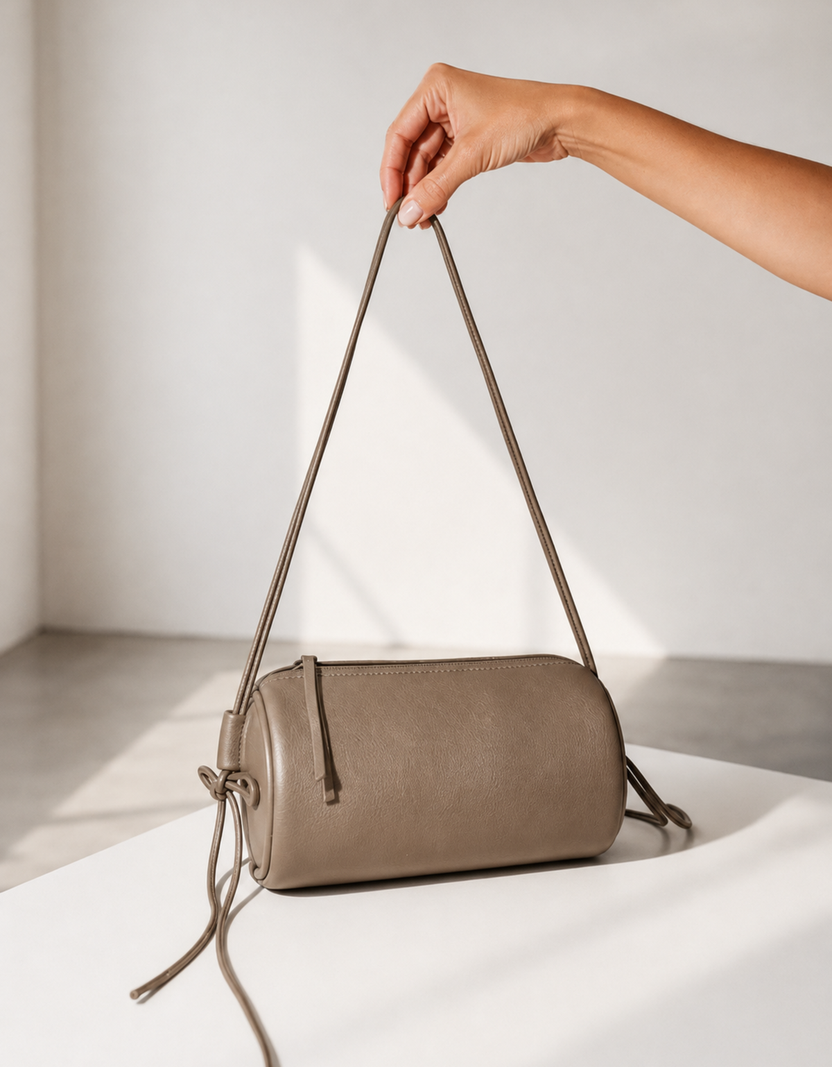 Bolso tubular piel "Alma" – vista 3