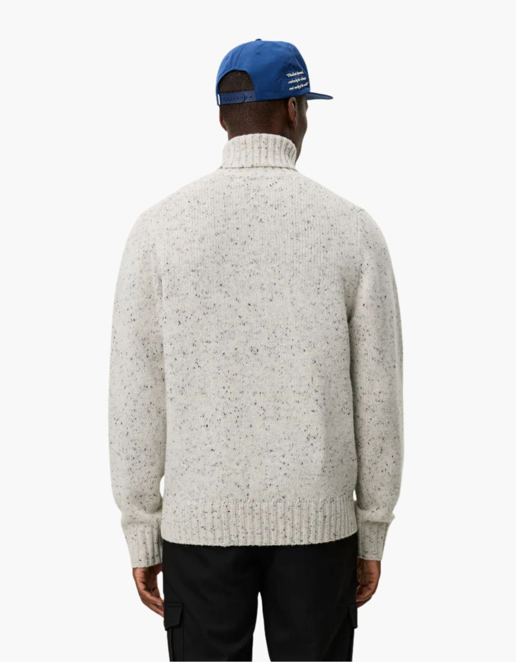Pull à col roulé « Gary » - Gris chiné