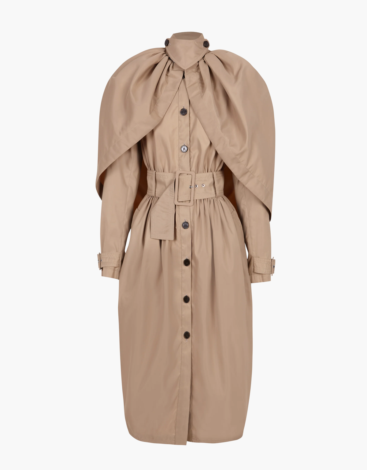 Gabardina con capa "Cocoon" – vista 2