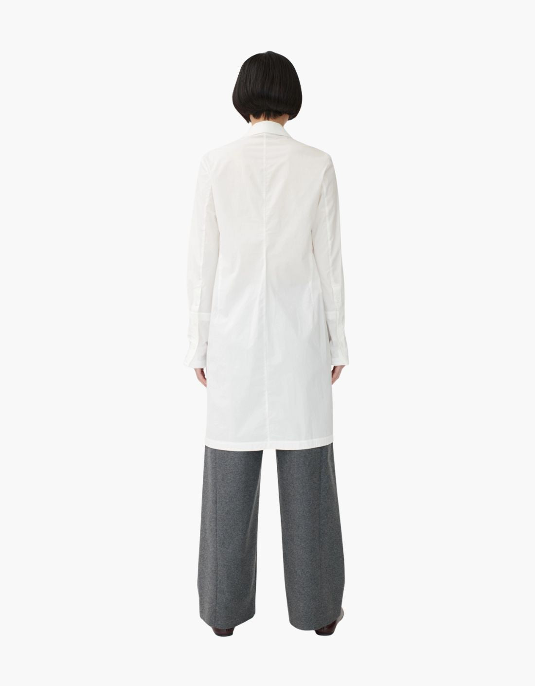 Camisa algodón orgánico estilo tuxedo "Cill"