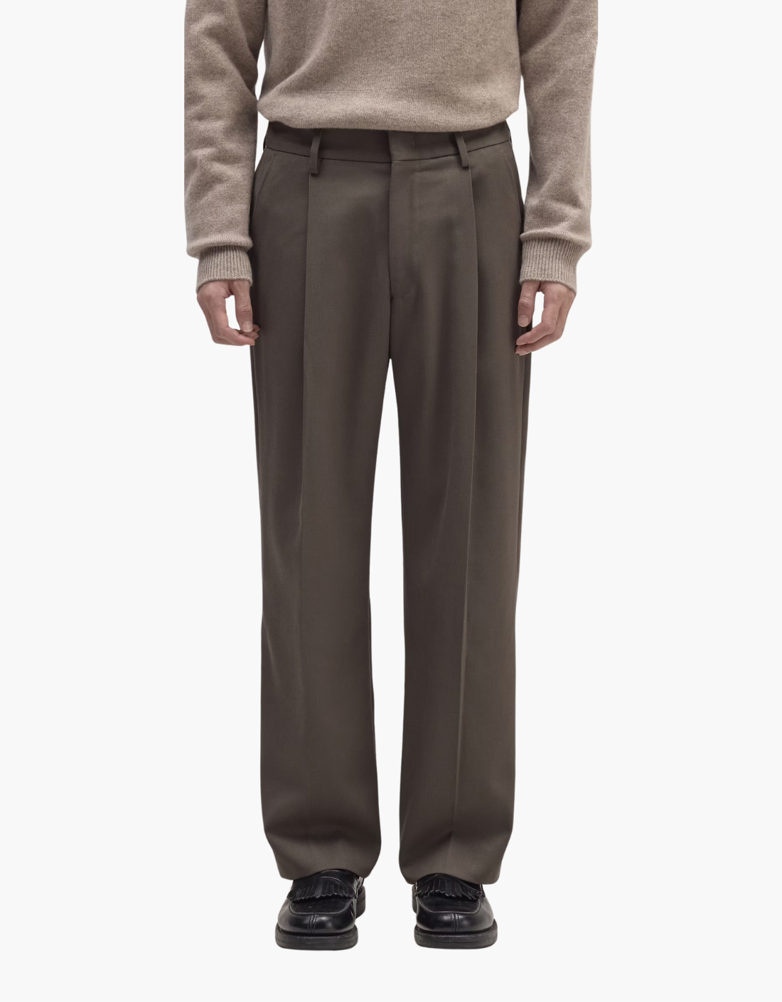 Pantalón relaxed fit lana "Kay" – vista 3