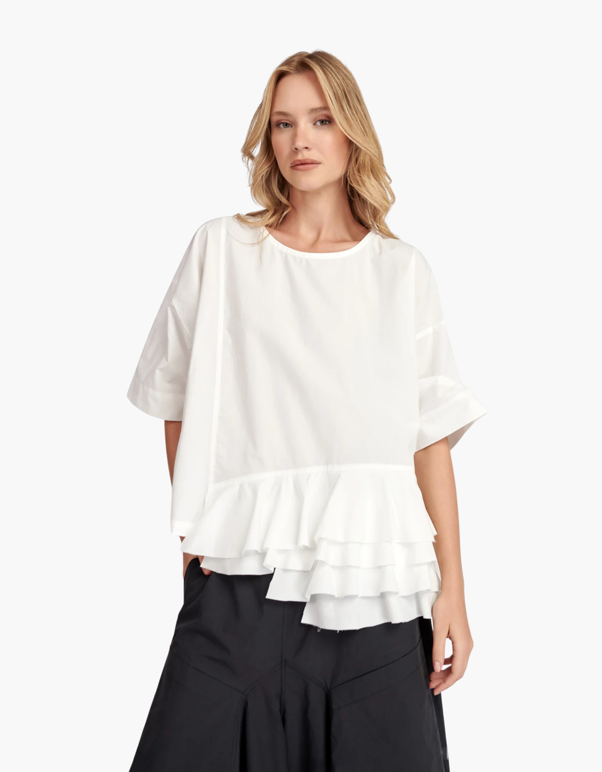 Blusa urban "Frill Top" – vista 6