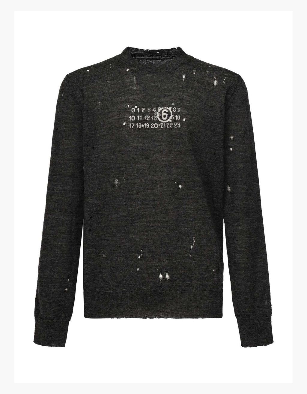 Jersey 100% lana virgen "Numeric Knit" - MM6