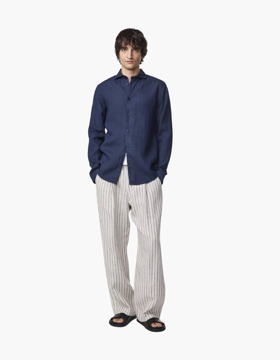 Camisa "Andrew Navy" – vista principal