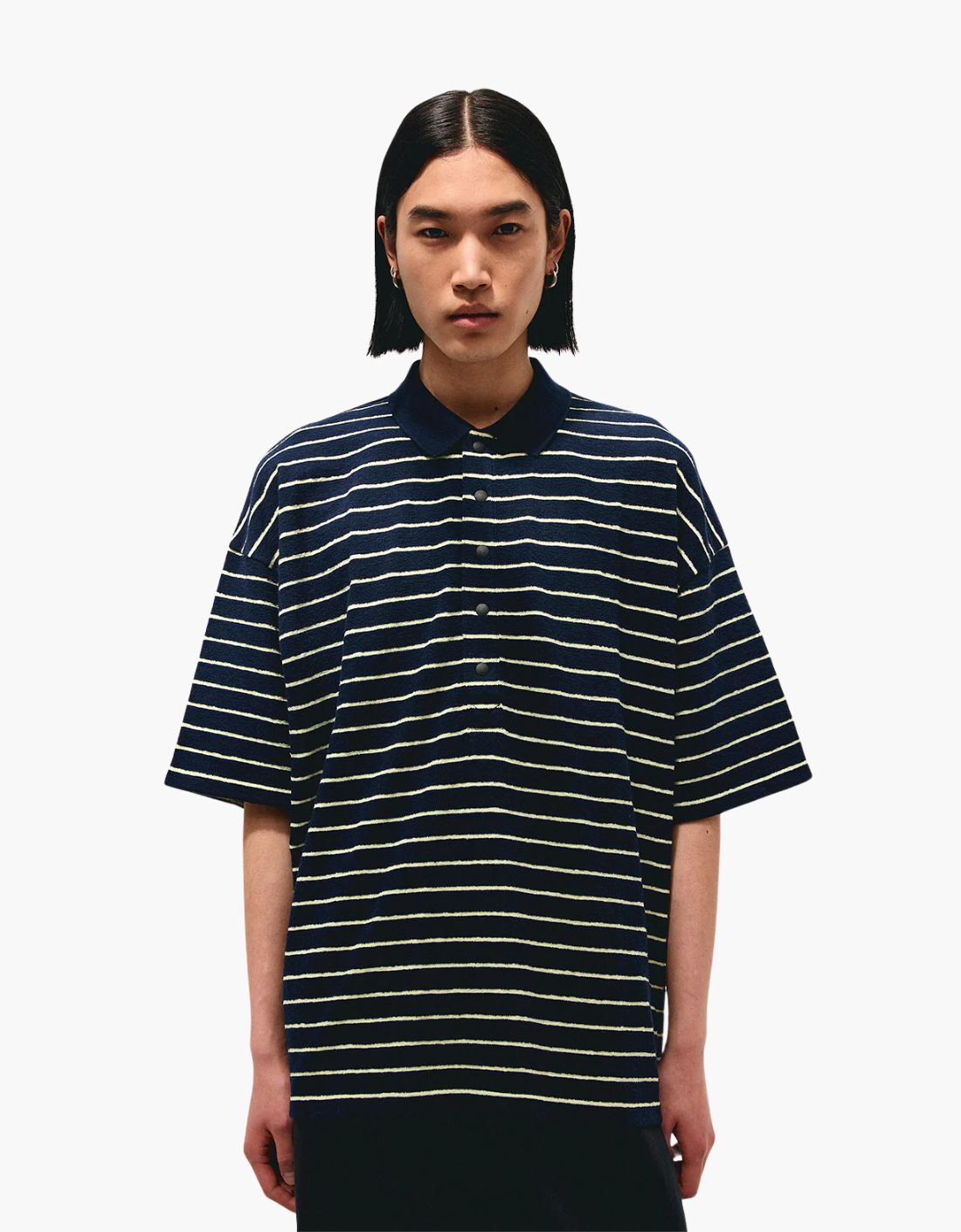 Polo oversize stripes "Terry" – vista 2