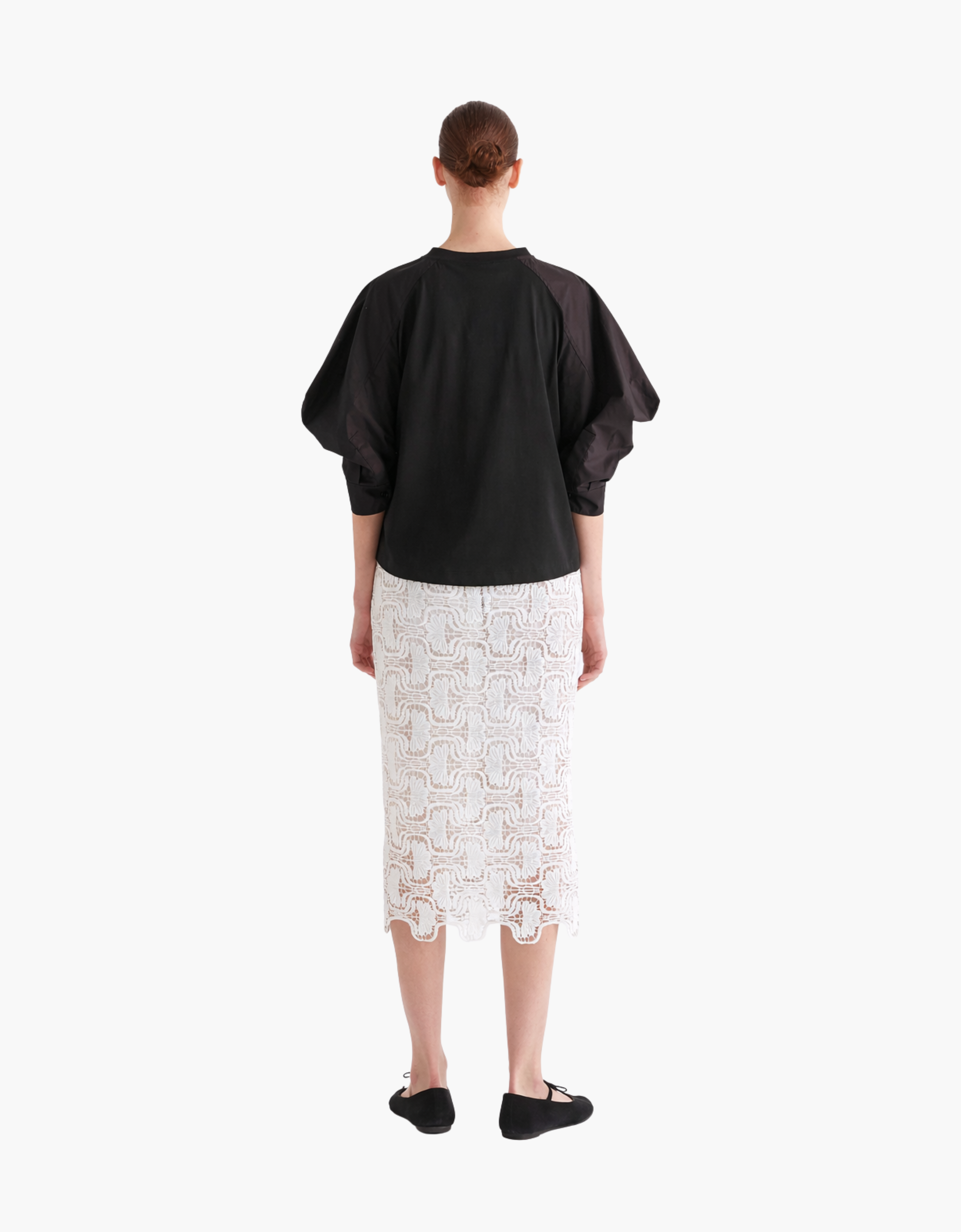 Camiseta mangas abullonadas