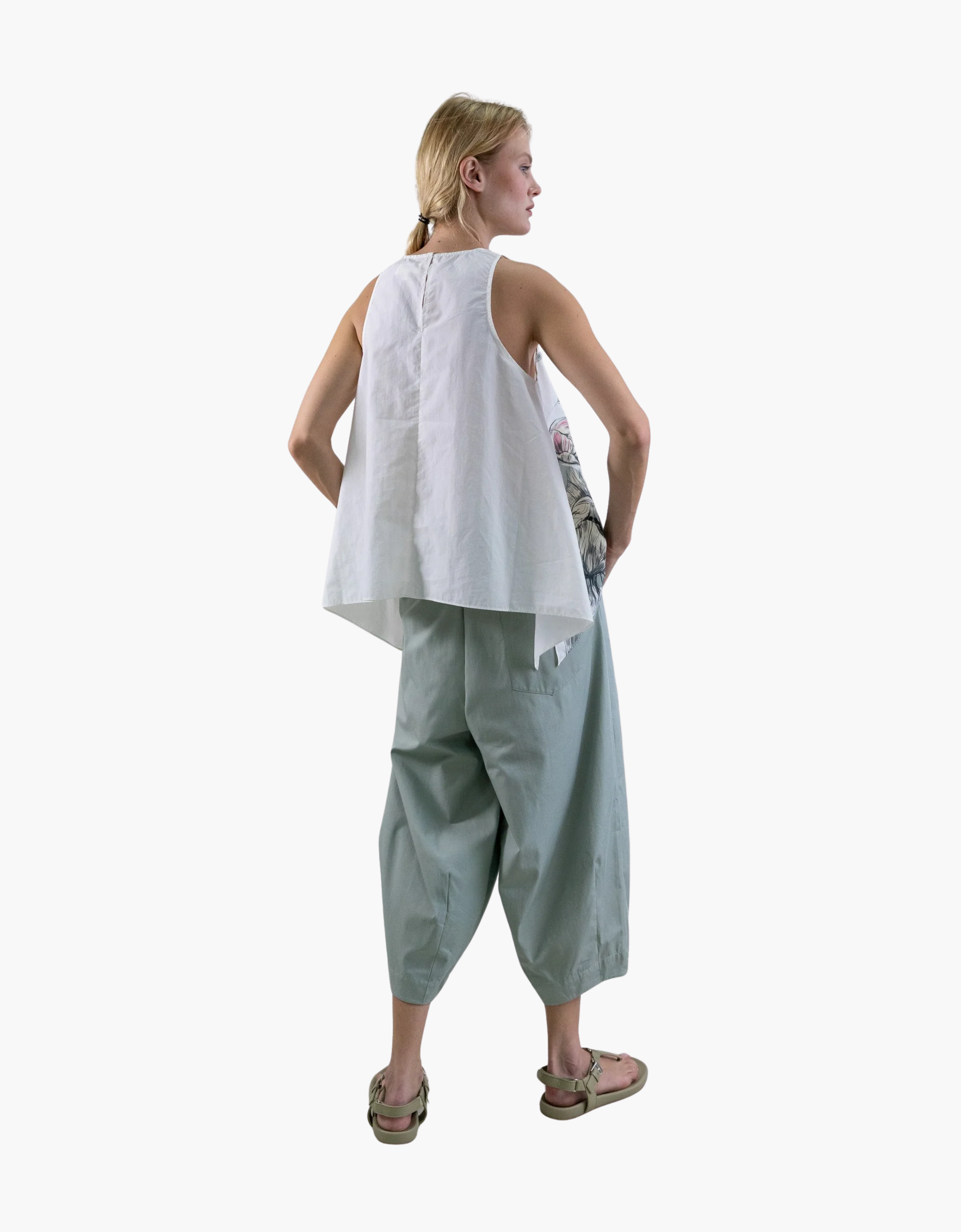 Pantalón balloon goma