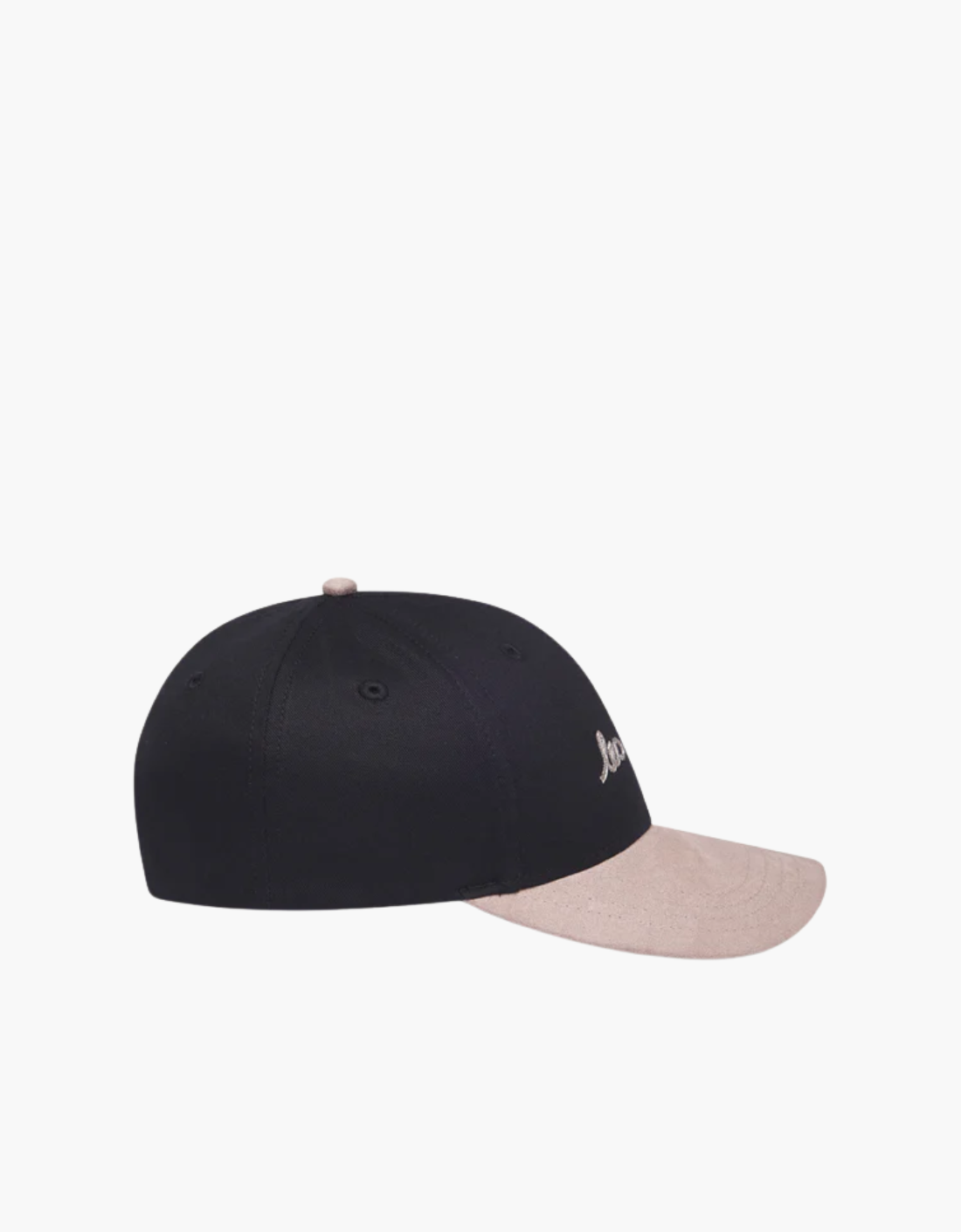 Gorra "Brad contrast Suede" - Negra