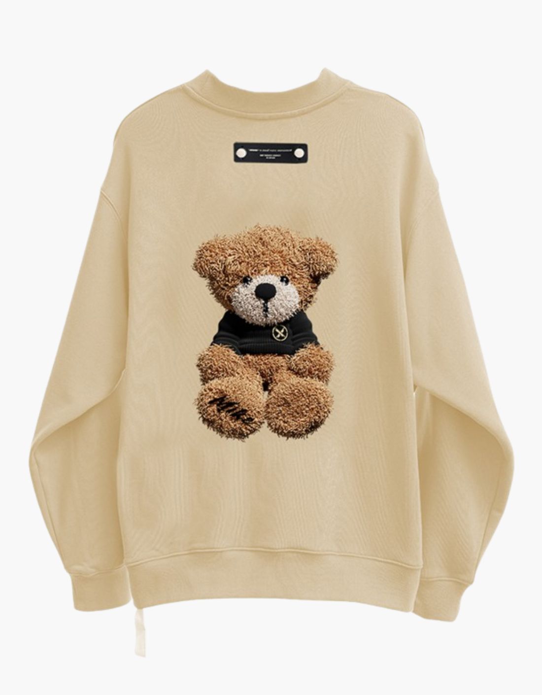 Sudadera Beige "Mike Teddy"