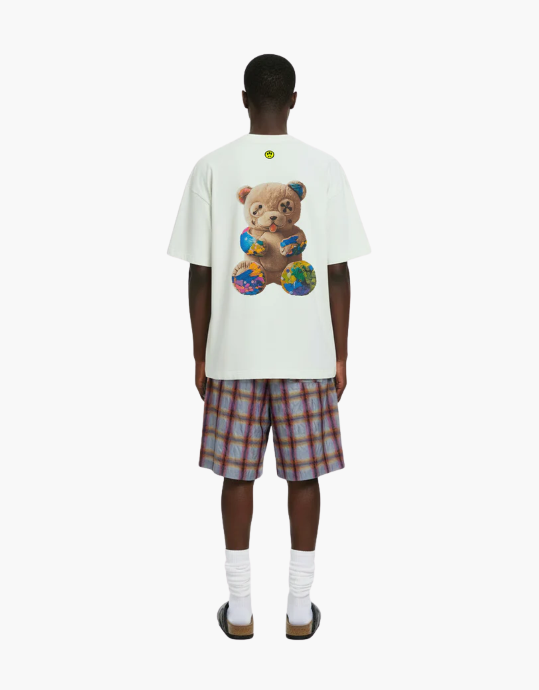 Camiseta con oso pintado "Brush" – vista 3