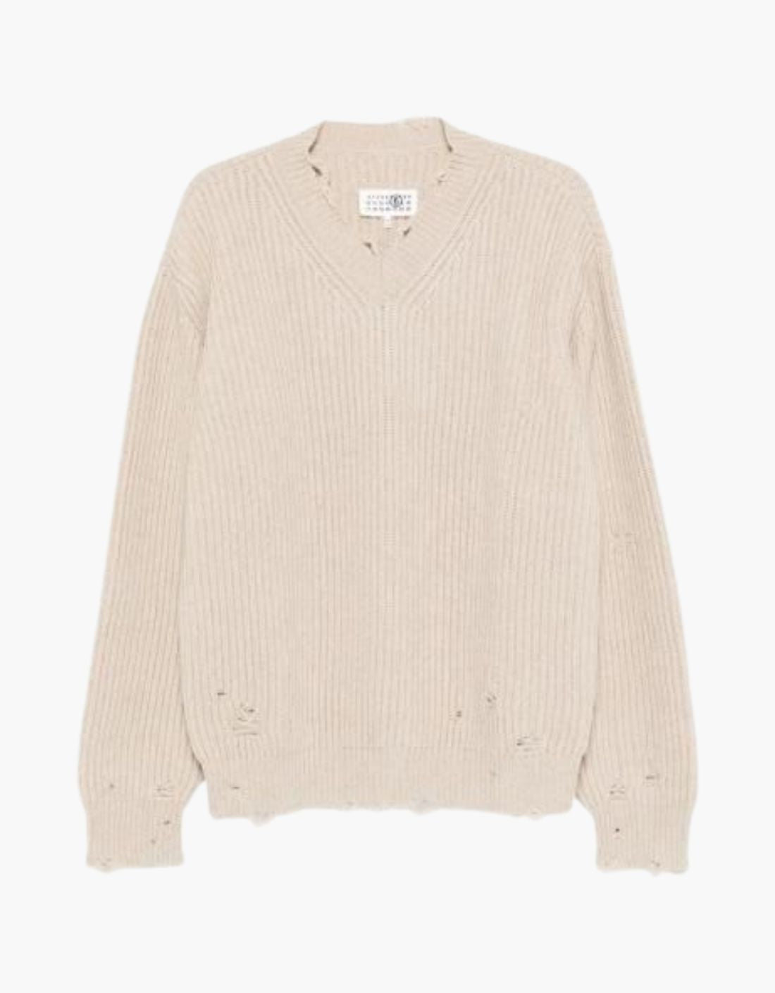 Jersey de punto maxi "Distressed" - MM6