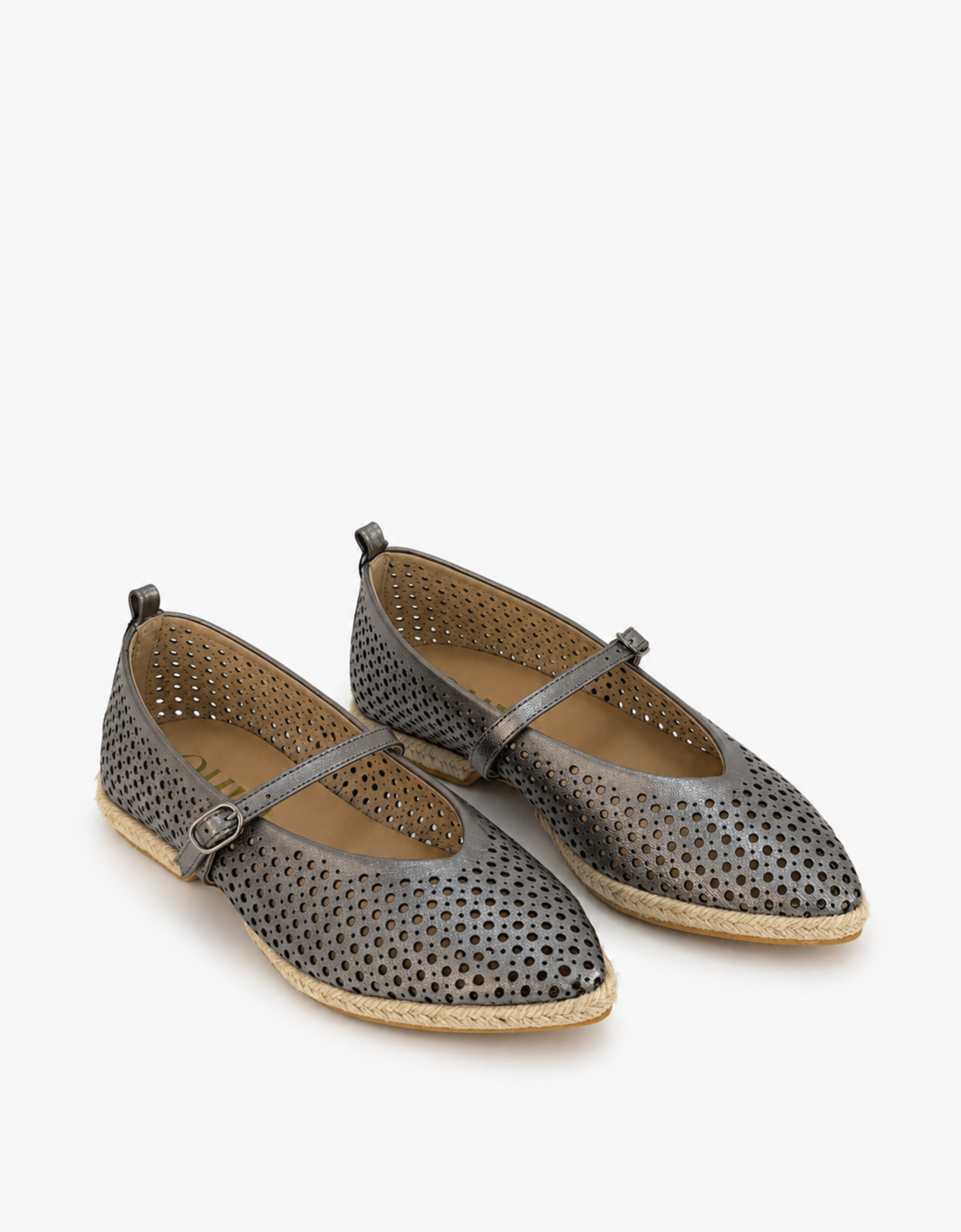 Zapato plano "Javis" - Plata