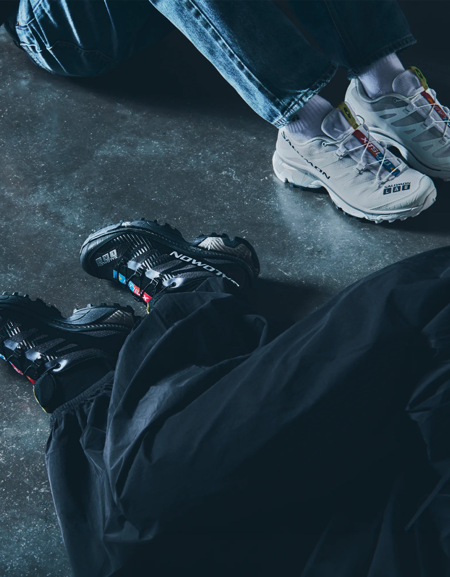 Salomon - XT-4 OG (White / Ebony / Lunar rock)