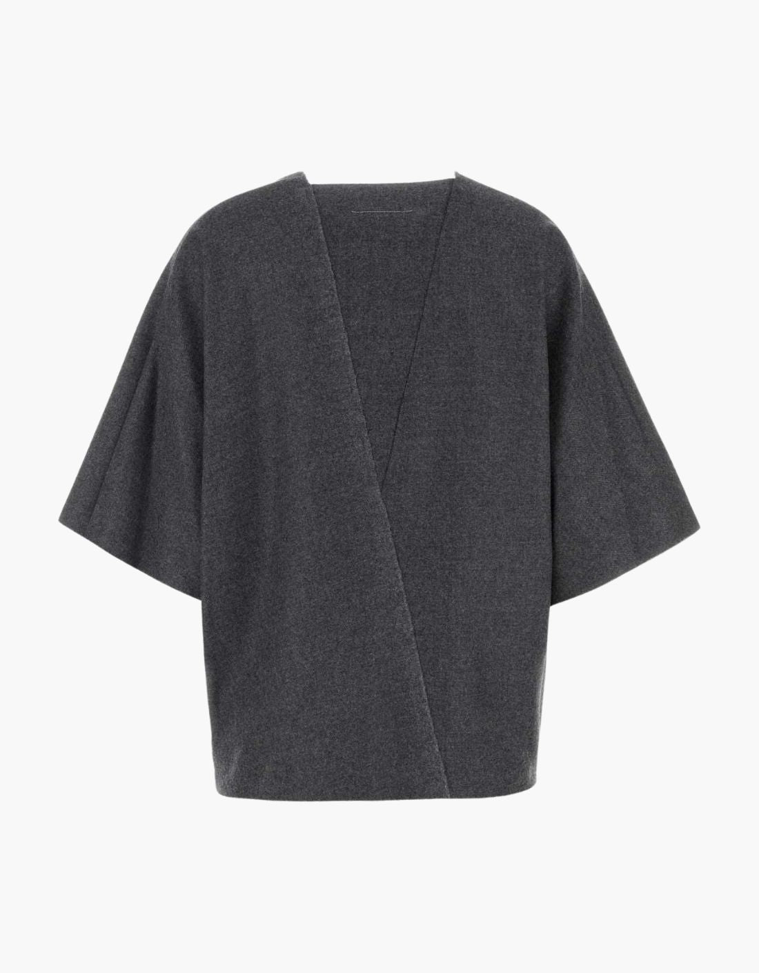 Blusa cruzada estilo Kimono "Découpe" - MM6 – vista 3