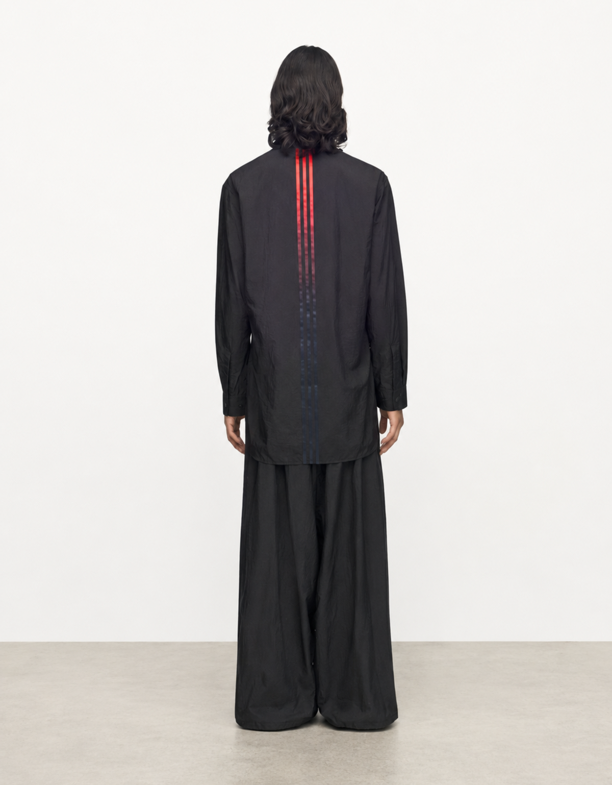 Camisa oversize bolsillos "Grandient Stripes" - Y-3 – vista 2