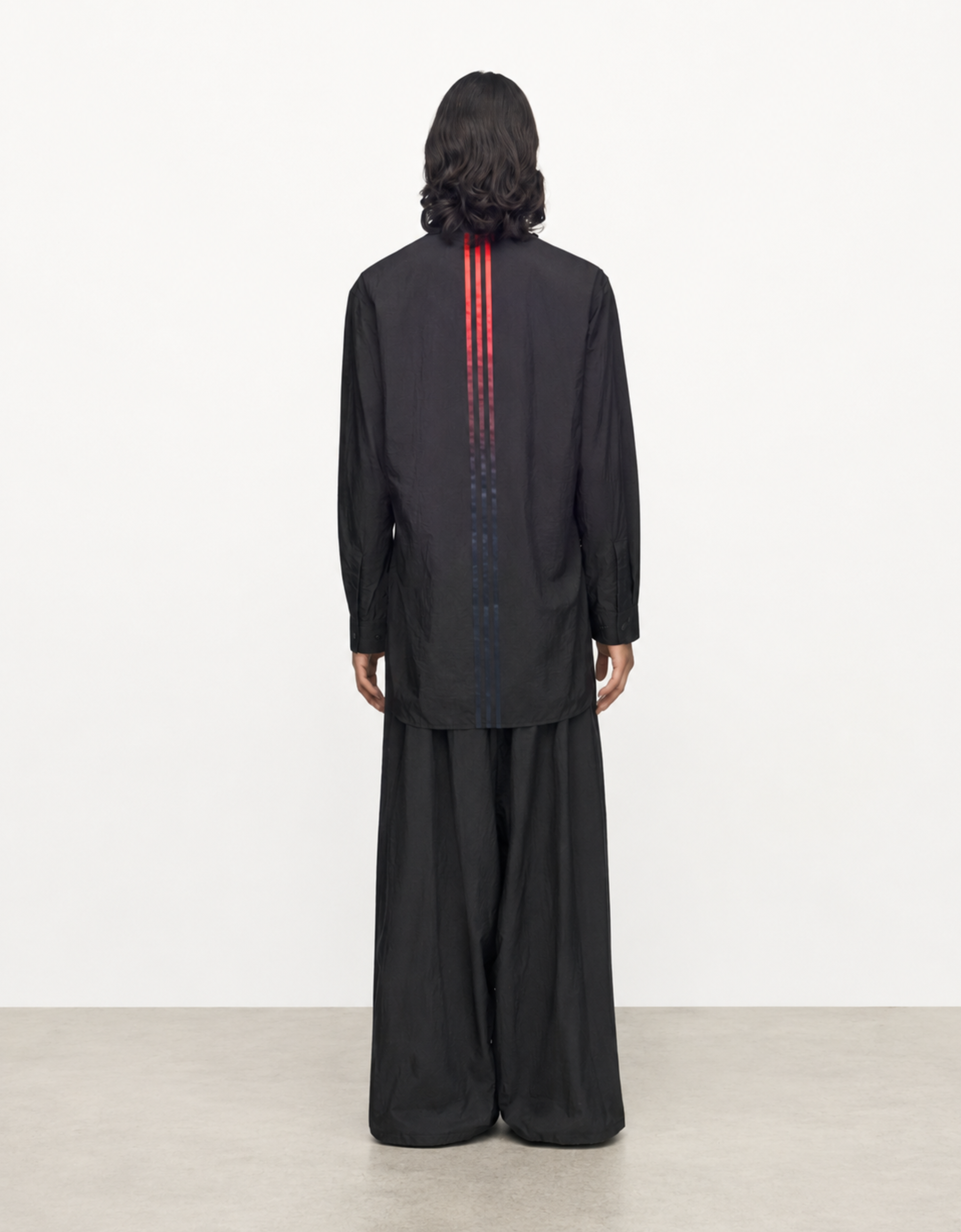 Camisa oversize bolsillos "Grandient Stripes" - Y-3