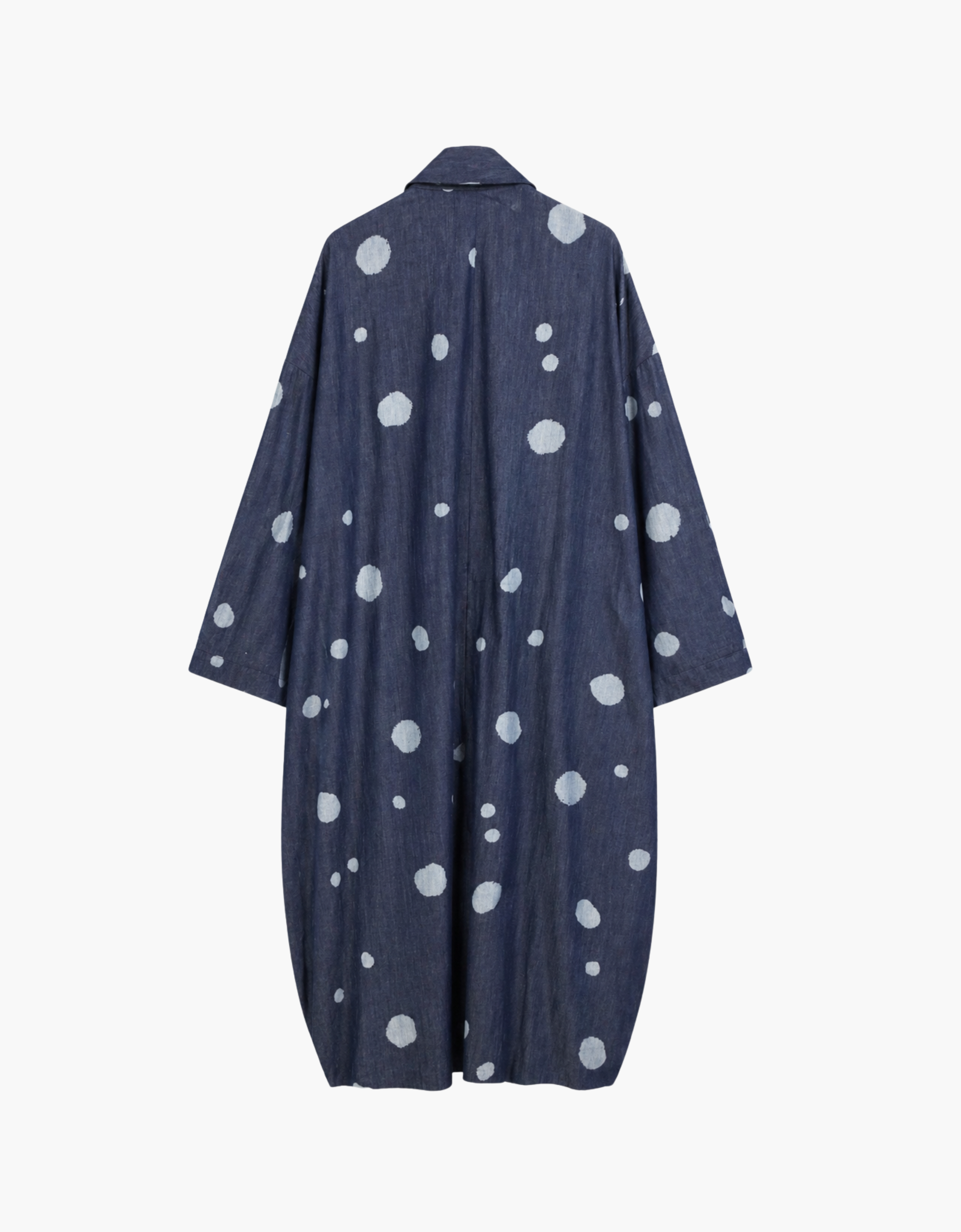 Chaqueta larga lunares