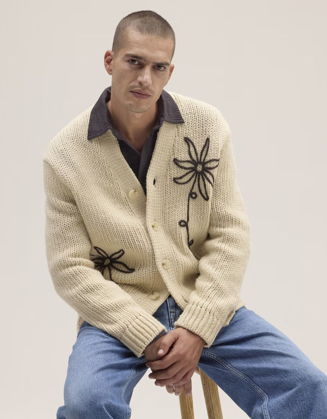 Cardigan "Mika Flower" – vista 5