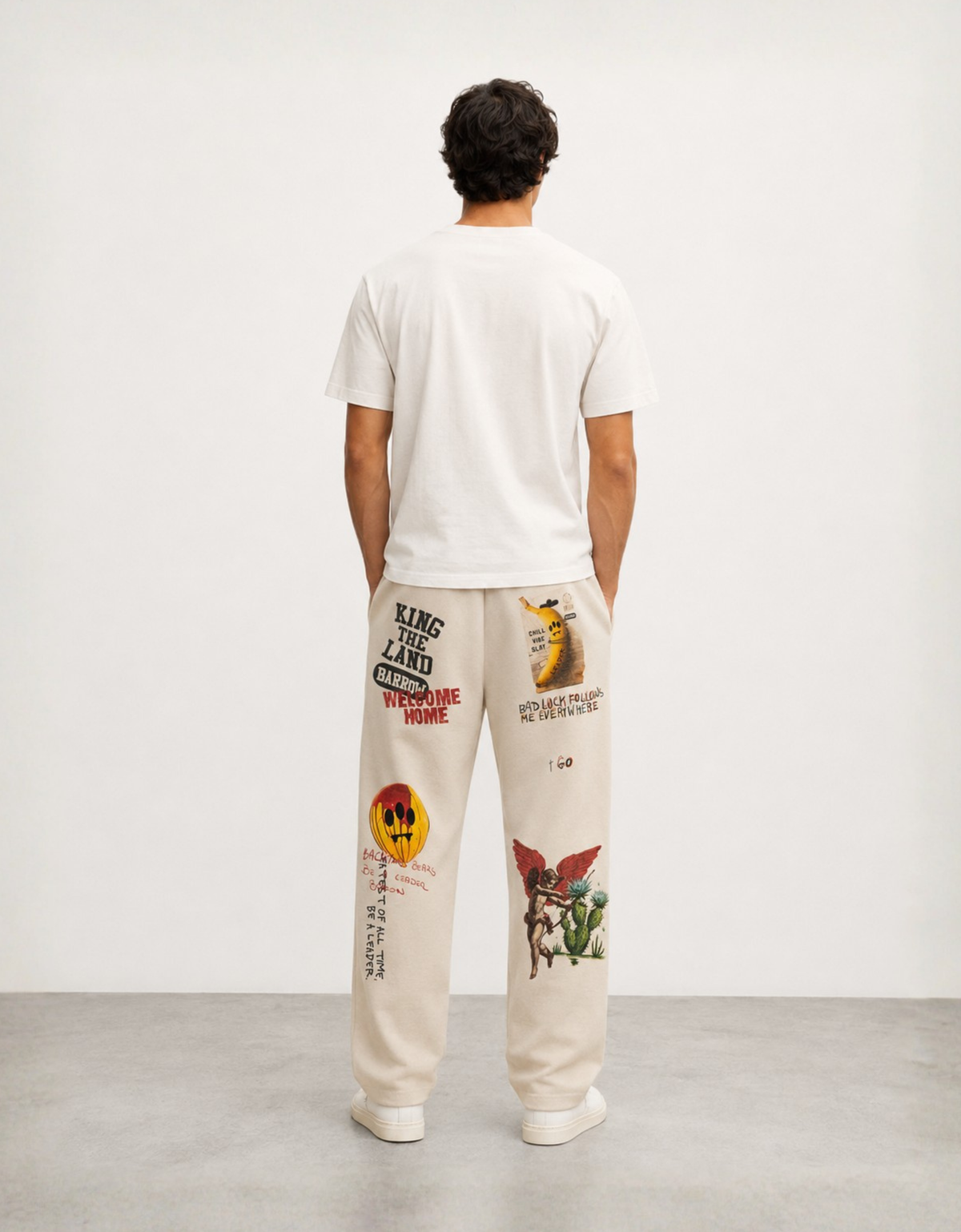 Pantalon chandal "Banana print" – vista 2