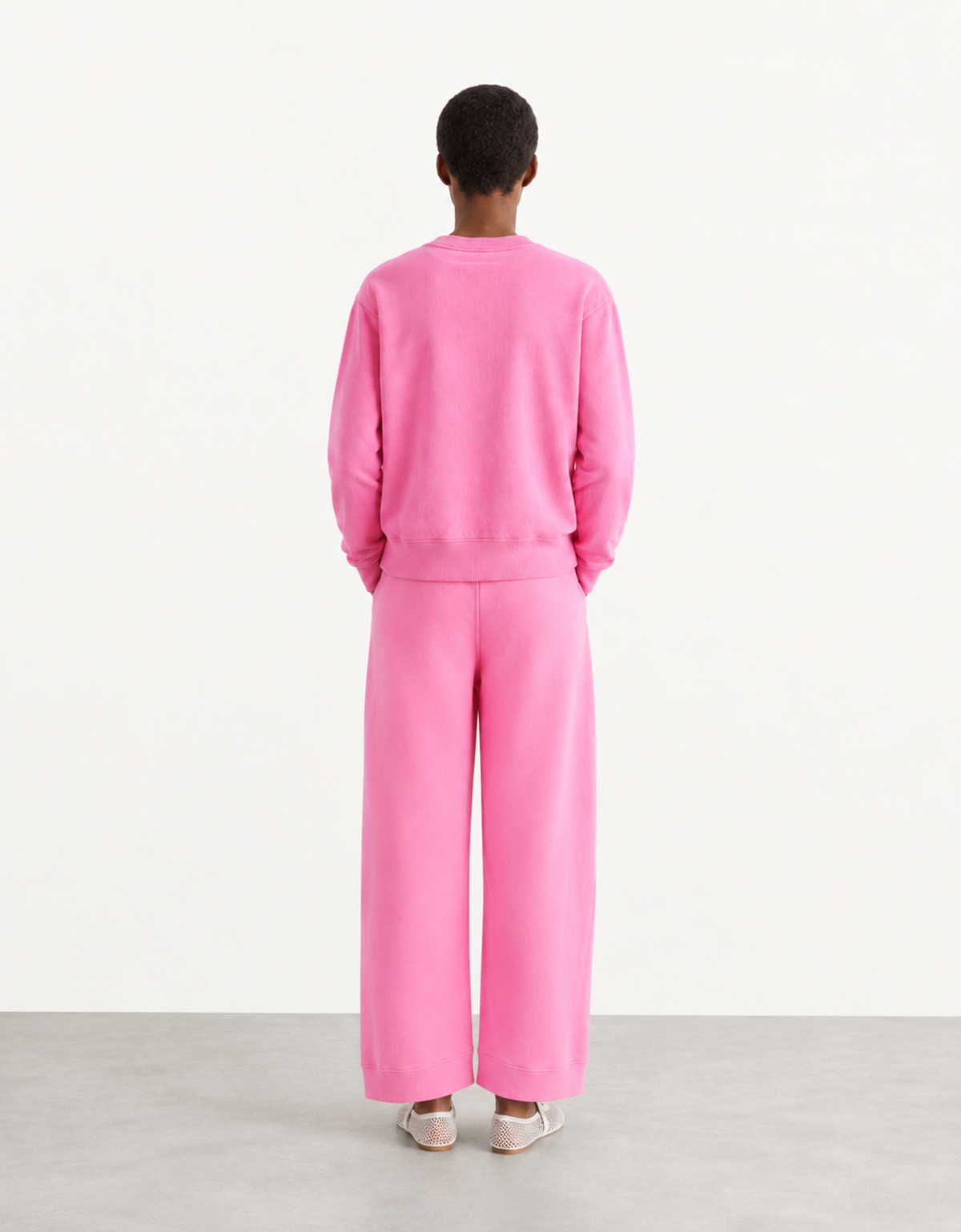 Pantalon chándal rosa MM6 – vista 4