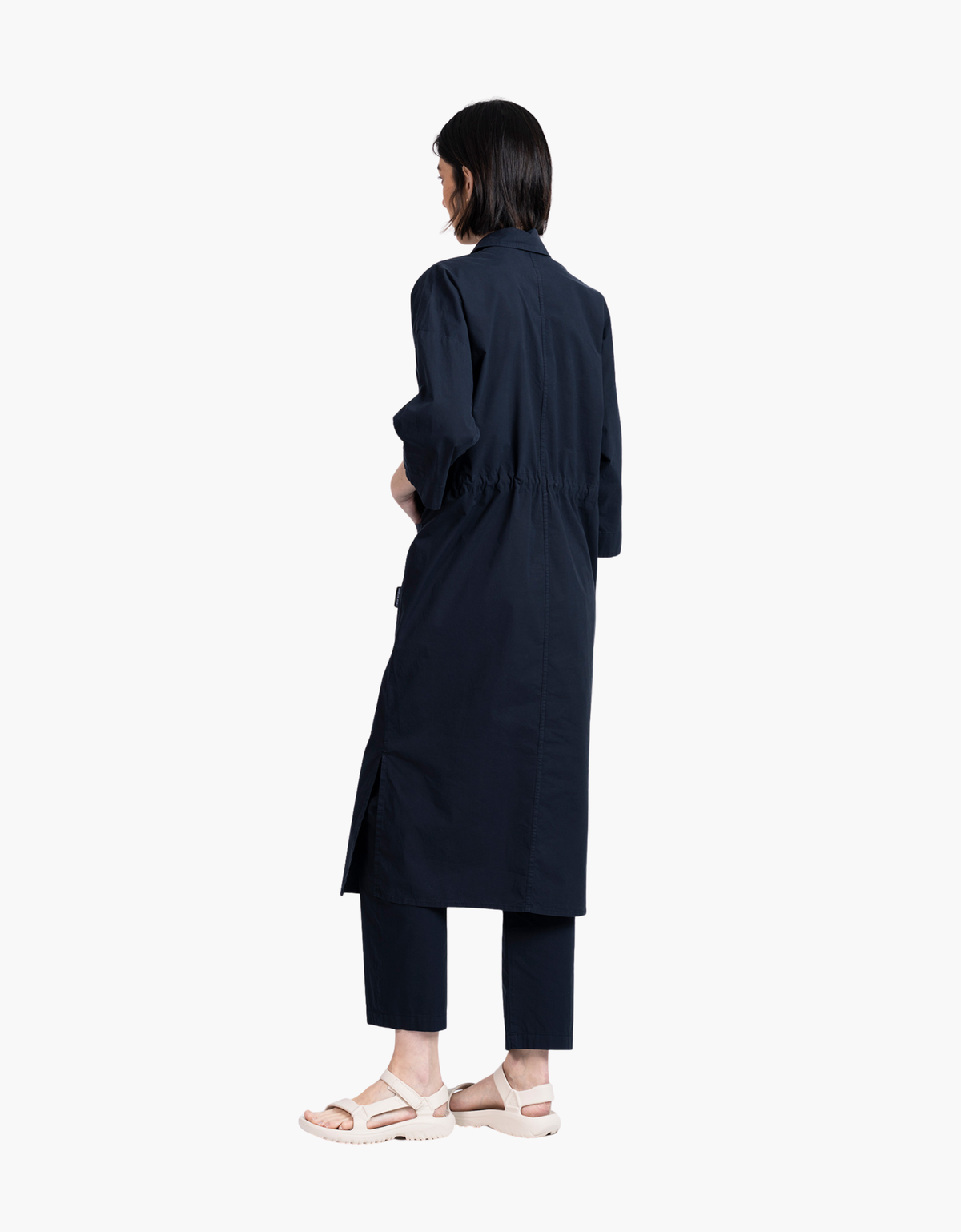 Vestido popelín camisero "Lore" – vista 4