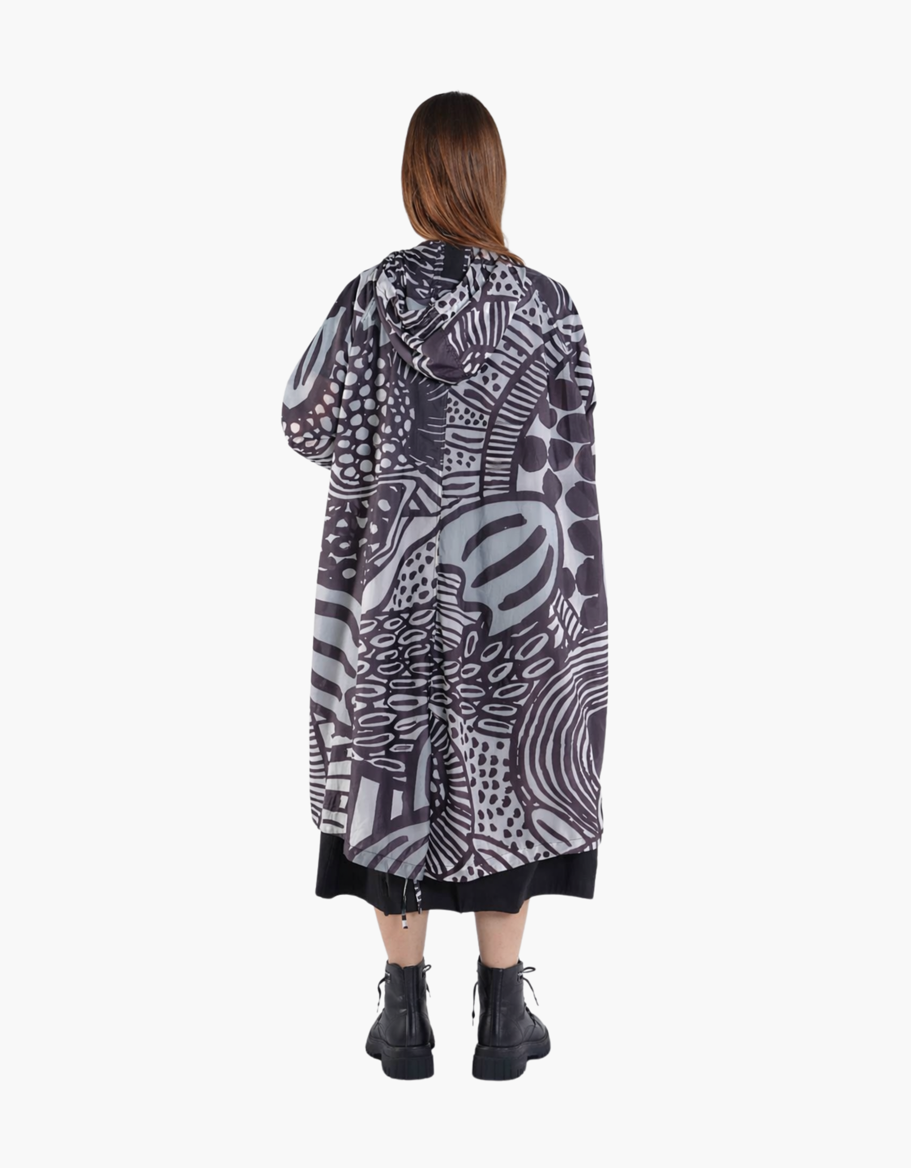 Parka ligera estampada