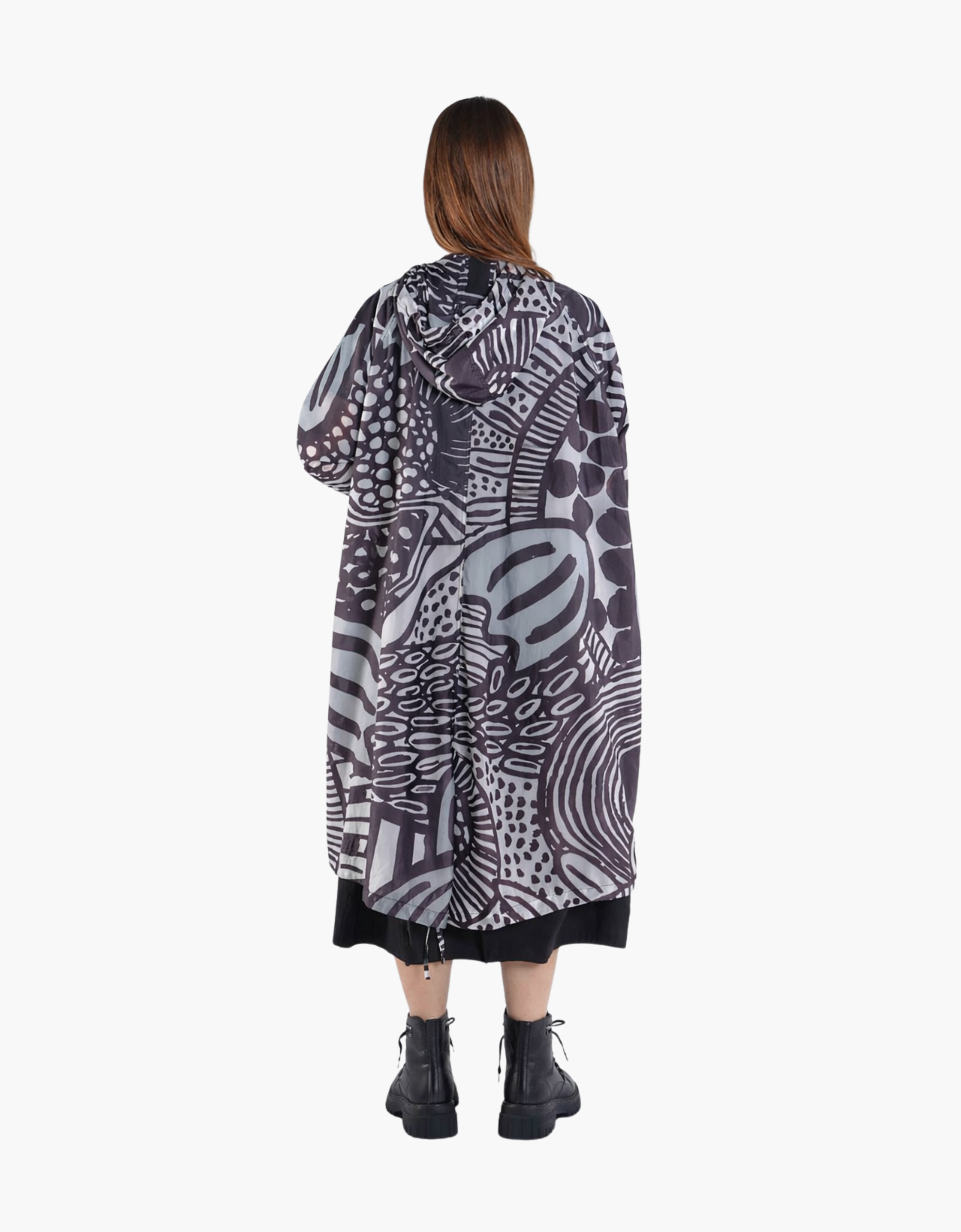 Parka ligera estampada