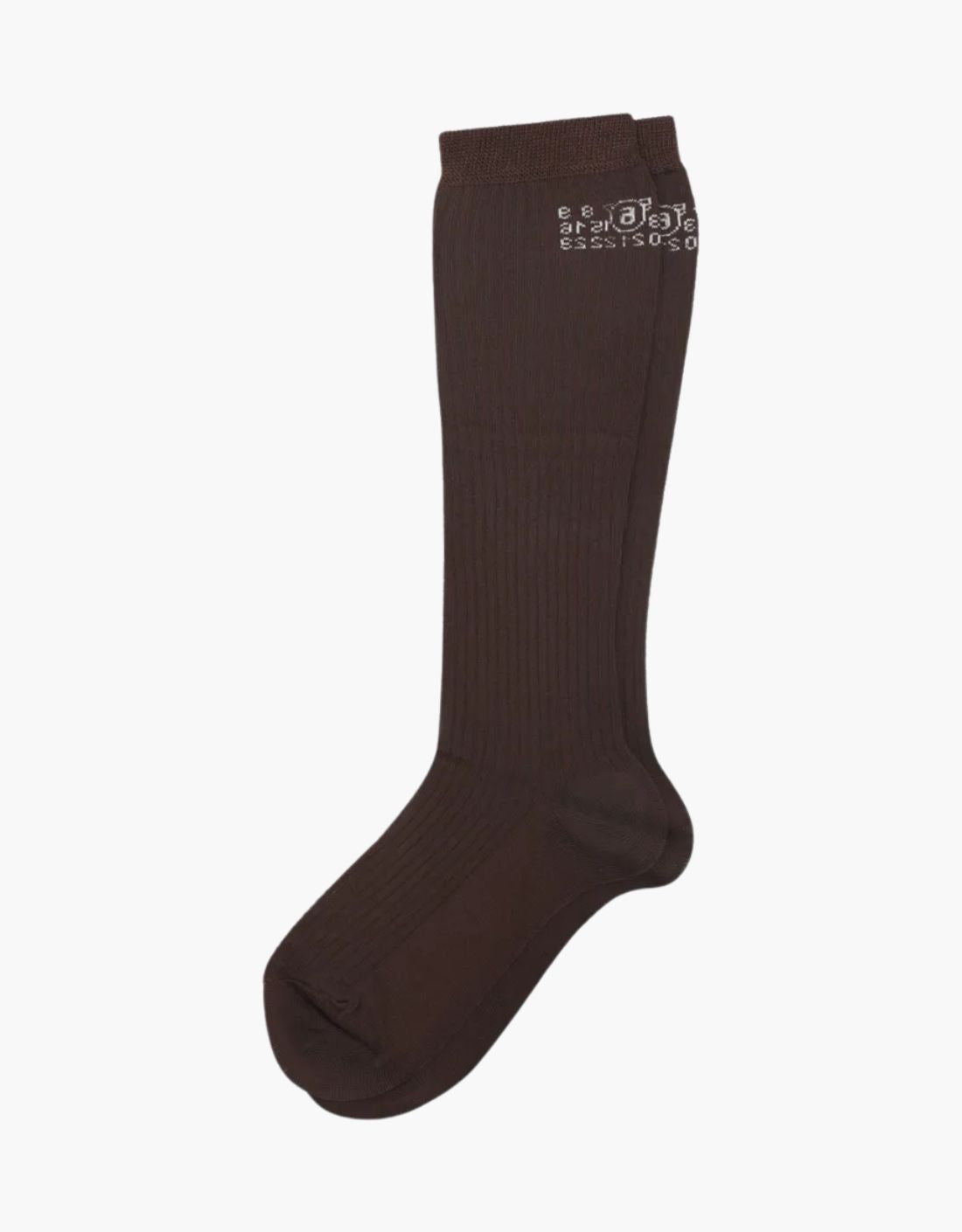 Calcetines canalé "Numeric" - MM6