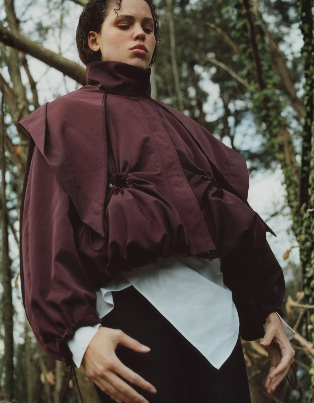 Bomber burgundy "Water repellent"