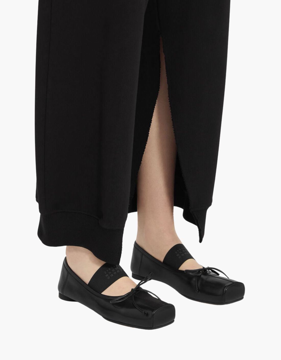 Bailarinas punta cuadrada piel MM6