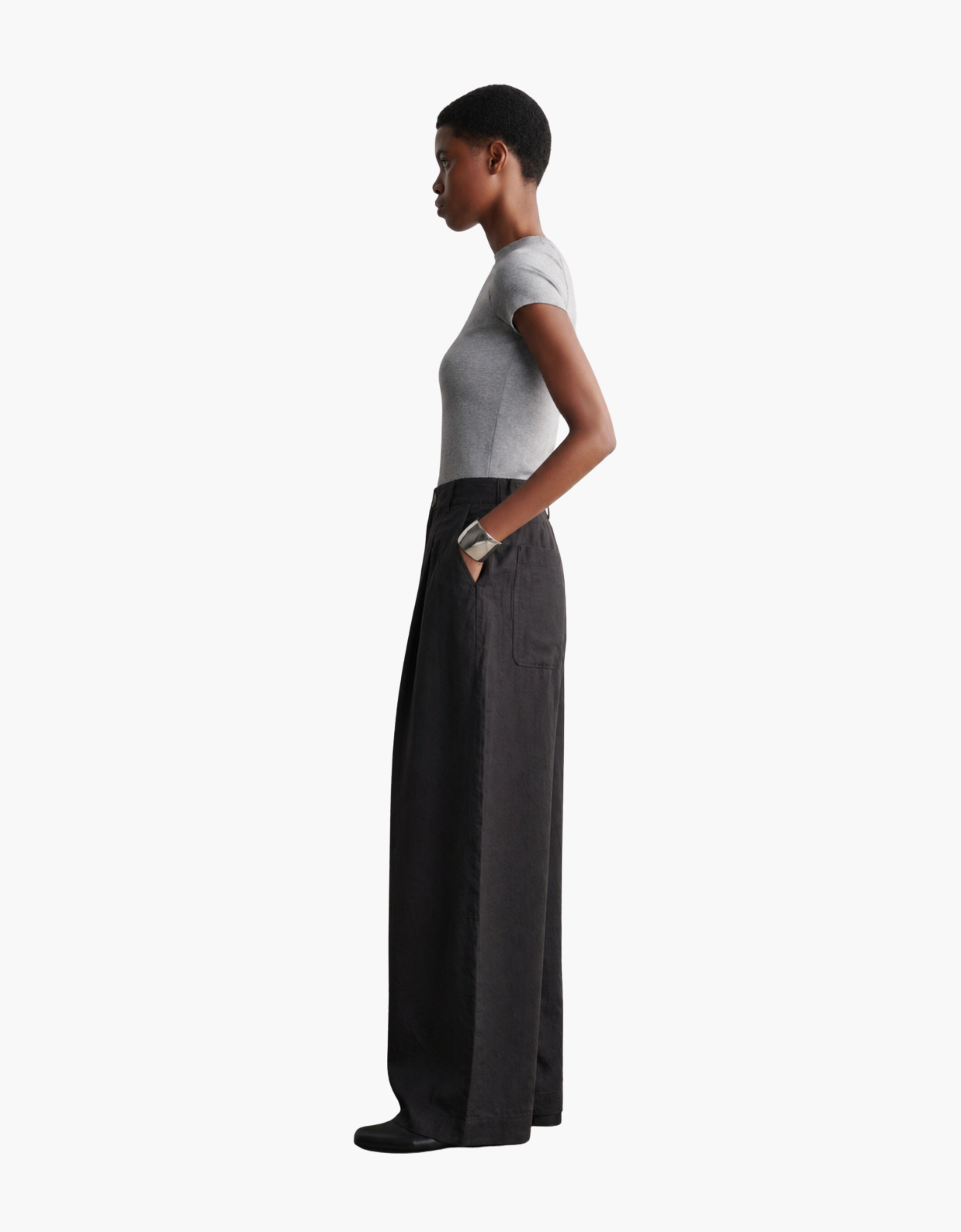 Pantalon con lino "Noon"