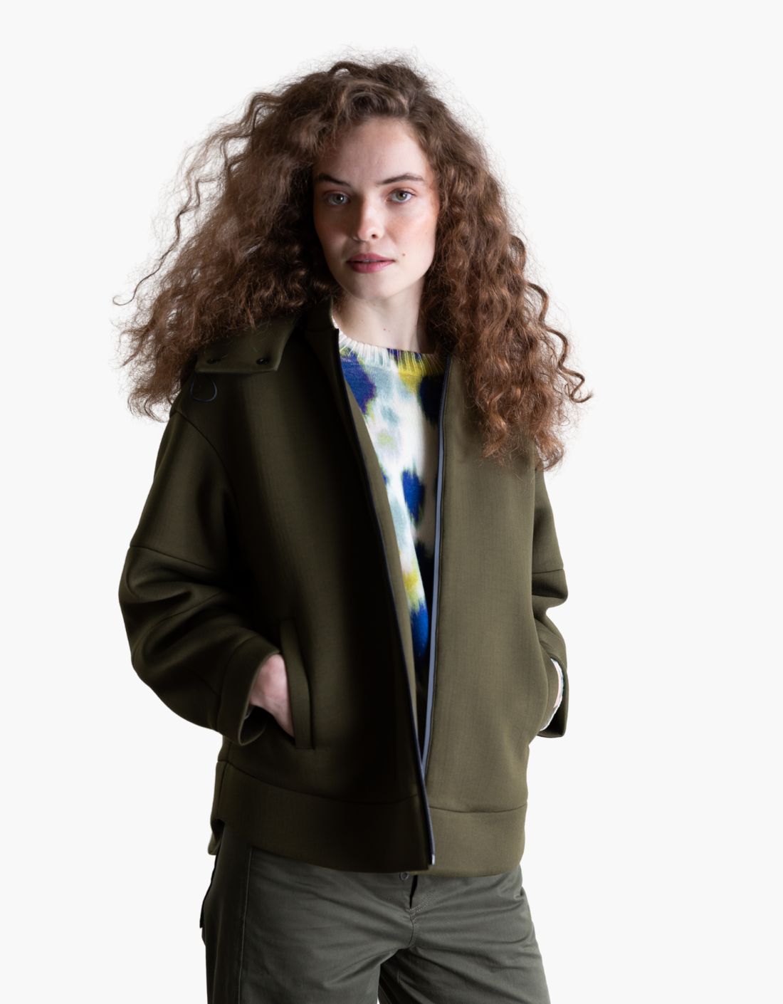 Bomber corta neopreno